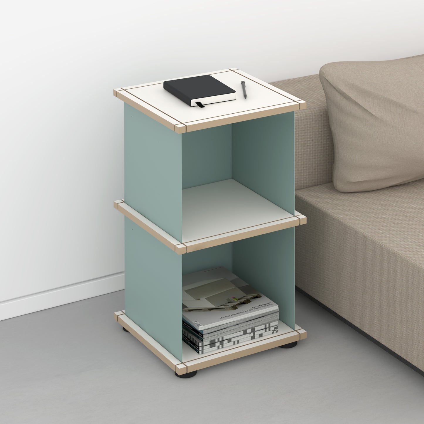 YU SHELF 1 series / MDF white