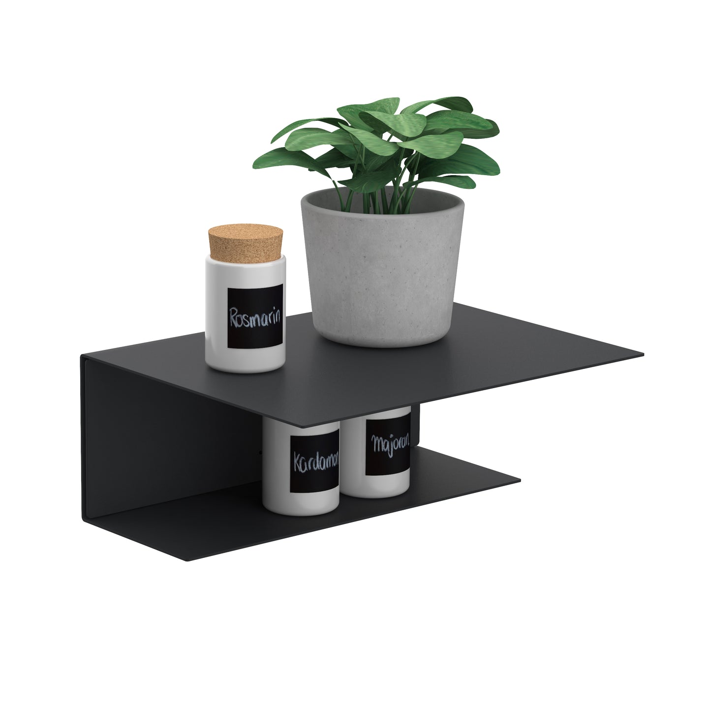 LEISE Design EL WALL – Die universelle Ablage EL als Version für die Wand. Für Bücher, Zeitschriften, Schallplatten und Bilder, genauso wie Pflanzen, Gewürze und Geschirr oder Handtücher, Tiegel und Tuben und natürlich die ganz besonderen Lieblingsobjekte finden exklusive Plätze in und auf EL WALL. Je nach gewünschter Verwendung kann das Wandregal mit der kurzen oder langen Ablagefläche nach oben ausgerichtet montiert werden.