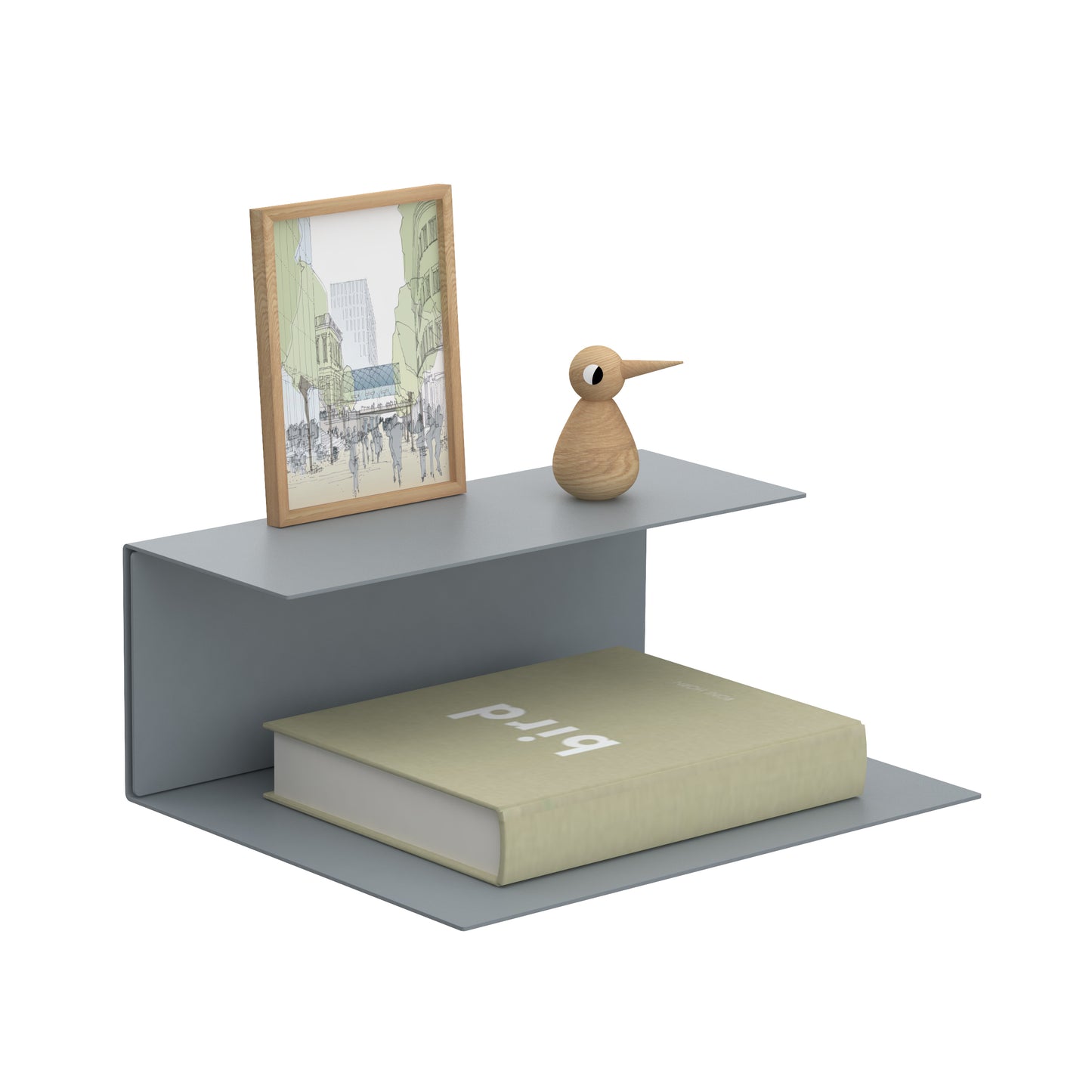 LEISE Design EL WALL – Die universelle Ablage EL als Version für die Wand. Für Bücher, Zeitschriften, Schallplatten und Bilder, genauso wie Pflanzen, Gewürze und Geschirr oder Handtücher, Tiegel und Tuben und natürlich die ganz besonderen Lieblingsobjekte finden exklusive Plätze in und auf EL WALL. Je nach gewünschter Verwendung kann das Wandregal mit der kurzen oder langen Ablagefläche nach oben ausgerichtet montiert werden.
