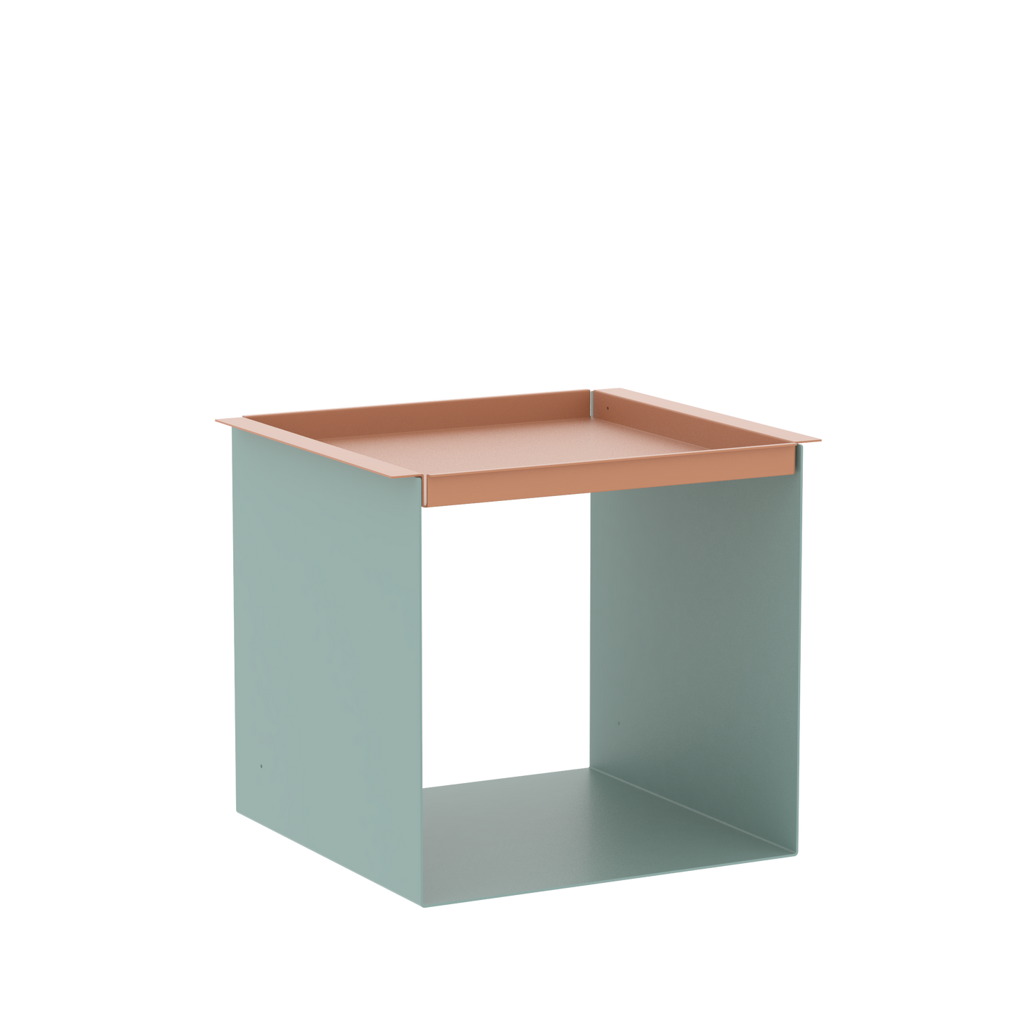 YU TRAY TABLE – Beistelltisch mit Tablett, geradlinig und vielseitig. Sein Name beschreibt, was er ist: eine Kombination aus Tablett und Beistelltisch. Ein besonders praktisches Möbel mit zwei Ablageebenen. Und wird ein Tablett benötigt, ist YU TRAY zur Stelle: neben dem Bett, dem Sessel oder Sofa und überall, wo YU TRAY TABLE schon immer fehlte.