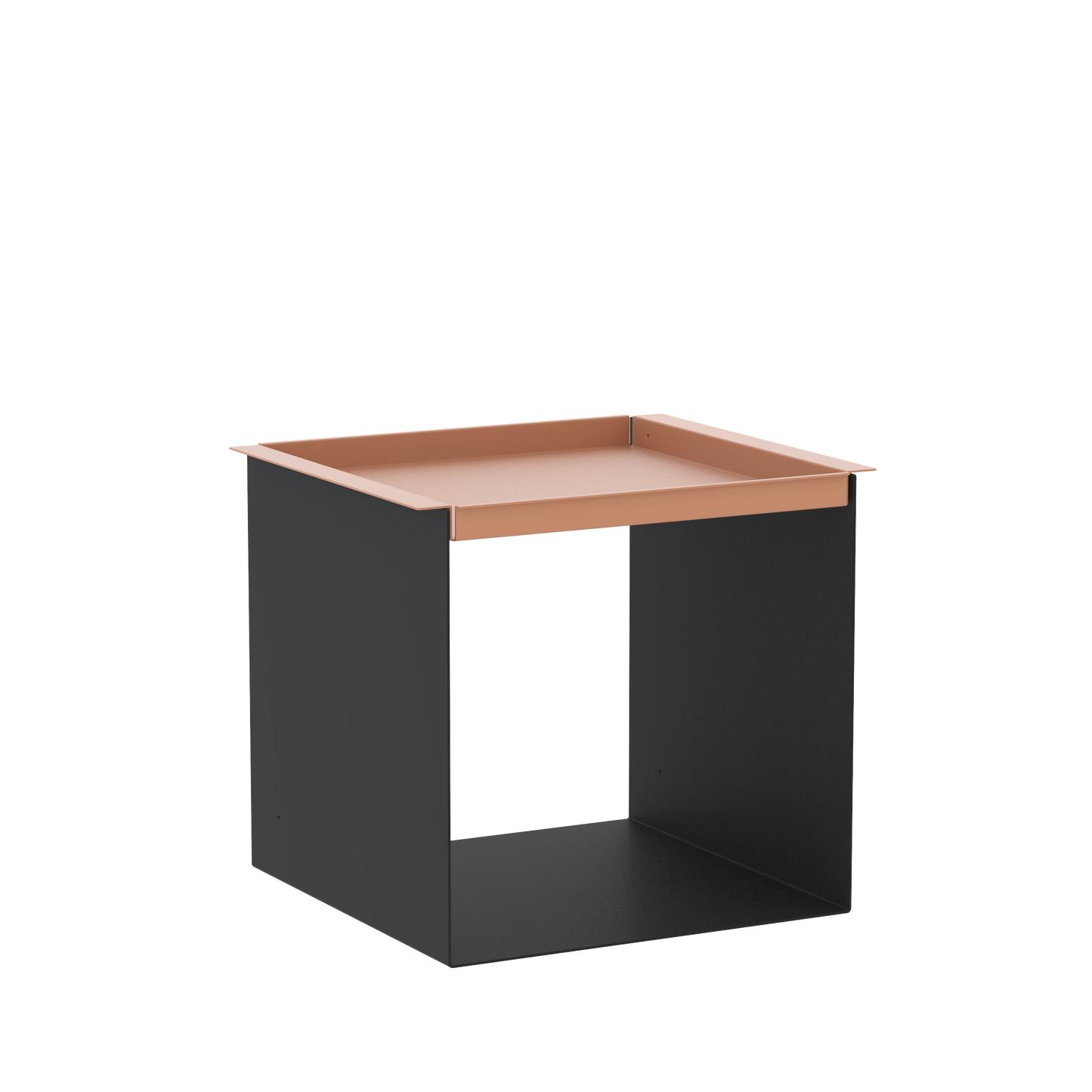 YU TRAY TABLE – Beistelltisch mit Tablett, geradlinig und vielseitig. Sein Name beschreibt, was er ist: eine Kombination aus Tablett und Beistelltisch. Ein besonders praktisches Möbel mit zwei Ablageebenen. Und wird ein Tablett benötigt, ist YU TRAY zur Stelle: neben dem Bett, dem Sessel oder Sofa und überall, wo YU TRAY TABLE schon immer fehlte.