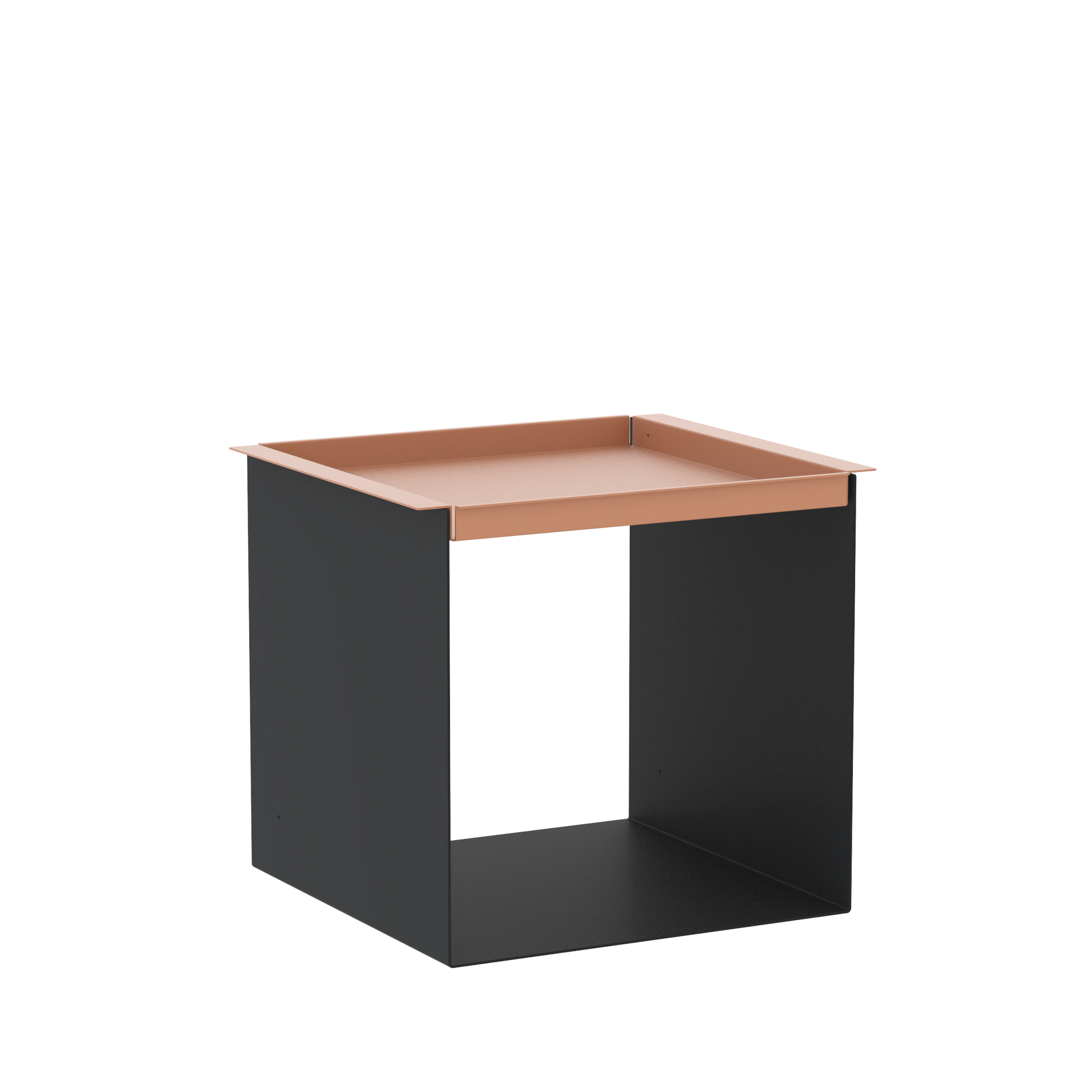 YU TRAY TABLE – Beistelltisch mit Tablett, geradlinig und vielseitig. Sein Name beschreibt, was er ist: eine Kombination aus Tablett und Beistelltisch. Ein besonders praktisches Möbel mit zwei Ablageebenen. Und wird ein Tablett benötigt, ist YU TRAY zur Stelle: neben dem Bett, dem Sessel oder Sofa und überall, wo YU TRAY TABLE schon immer fehlte.