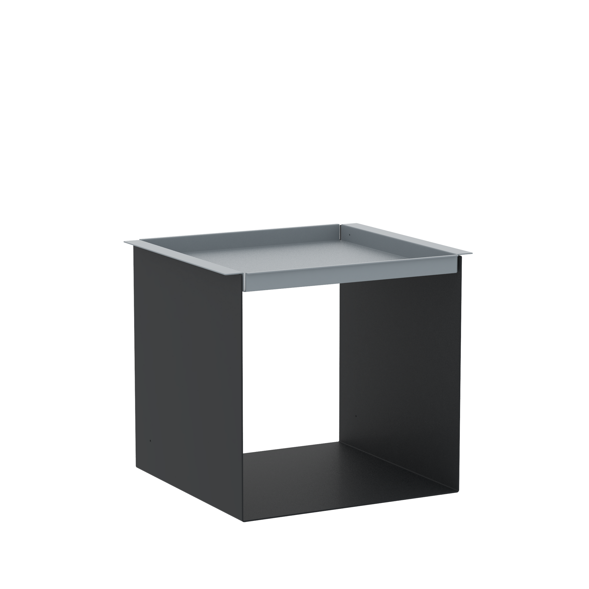YU TRAY TABLE – Beistelltisch mit Tablett, geradlinig und vielseitig. Sein Name beschreibt, was er ist: eine Kombination aus Tablett und Beistelltisch. Ein besonders praktisches Möbel mit zwei Ablageebenen. Und wird ein Tablett benötigt, ist YU TRAY zur Stelle: neben dem Bett, dem Sessel oder Sofa und überall, wo YU TRAY TABLE schon immer fehlte.