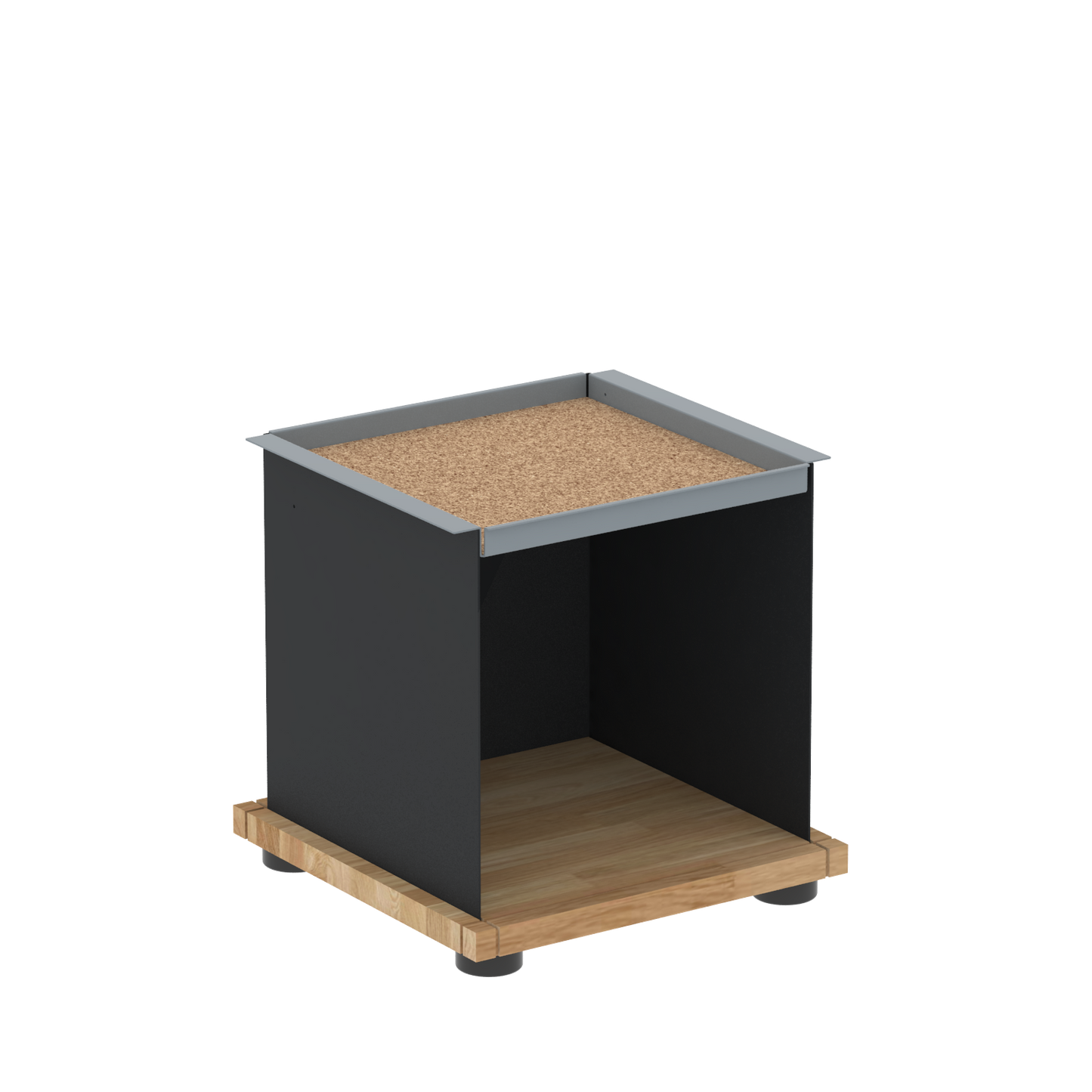 YU TRAY SHELF 1x1 – Ein Beistelltisch mit einem besonderen Kopf. Denn beim oberen Abschluss handelt es sich um das vielseitige Tablett YU TRAY. Auf diese Weise hat es einen eigenen Ort und steht auch für mobile Dienste bereit. Ob als Beistelltisch, Couchtisch oder Nachttisch, schafft YU TRAY SHELF 1x1 Raum und Ablagefläche überall, wo er benötigt wird.