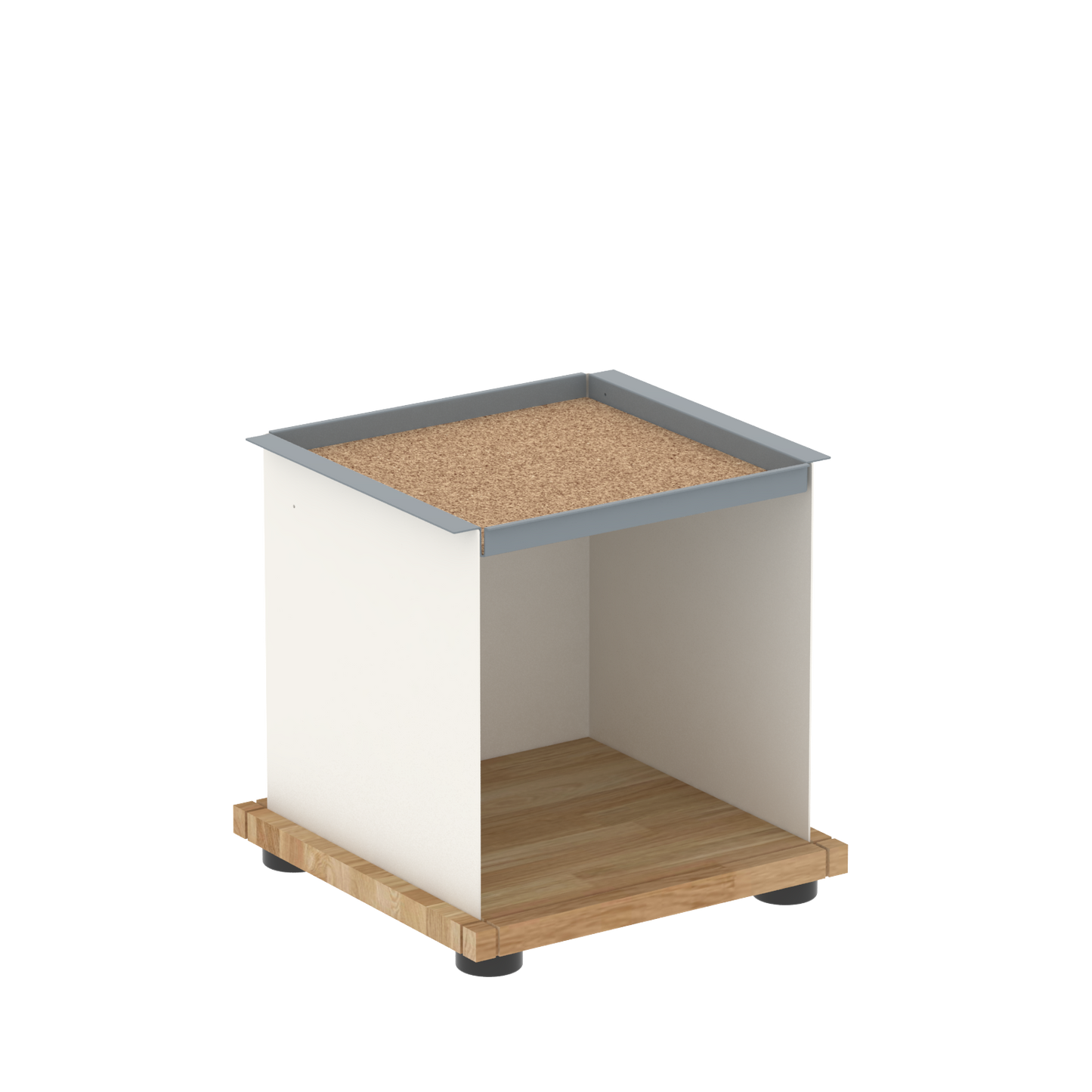 YU TRAY SHELF 1x1 – Ein Beistelltisch mit einem besonderen Kopf. Denn beim oberen Abschluss handelt es sich um das vielseitige Tablett YU TRAY. Auf diese Weise hat es einen eigenen Ort und steht auch für mobile Dienste bereit. Ob als Beistelltisch, Couchtisch oder Nachttisch, schafft YU TRAY SHELF 1x1 Raum und Ablagefläche überall, wo er benötigt wird.
