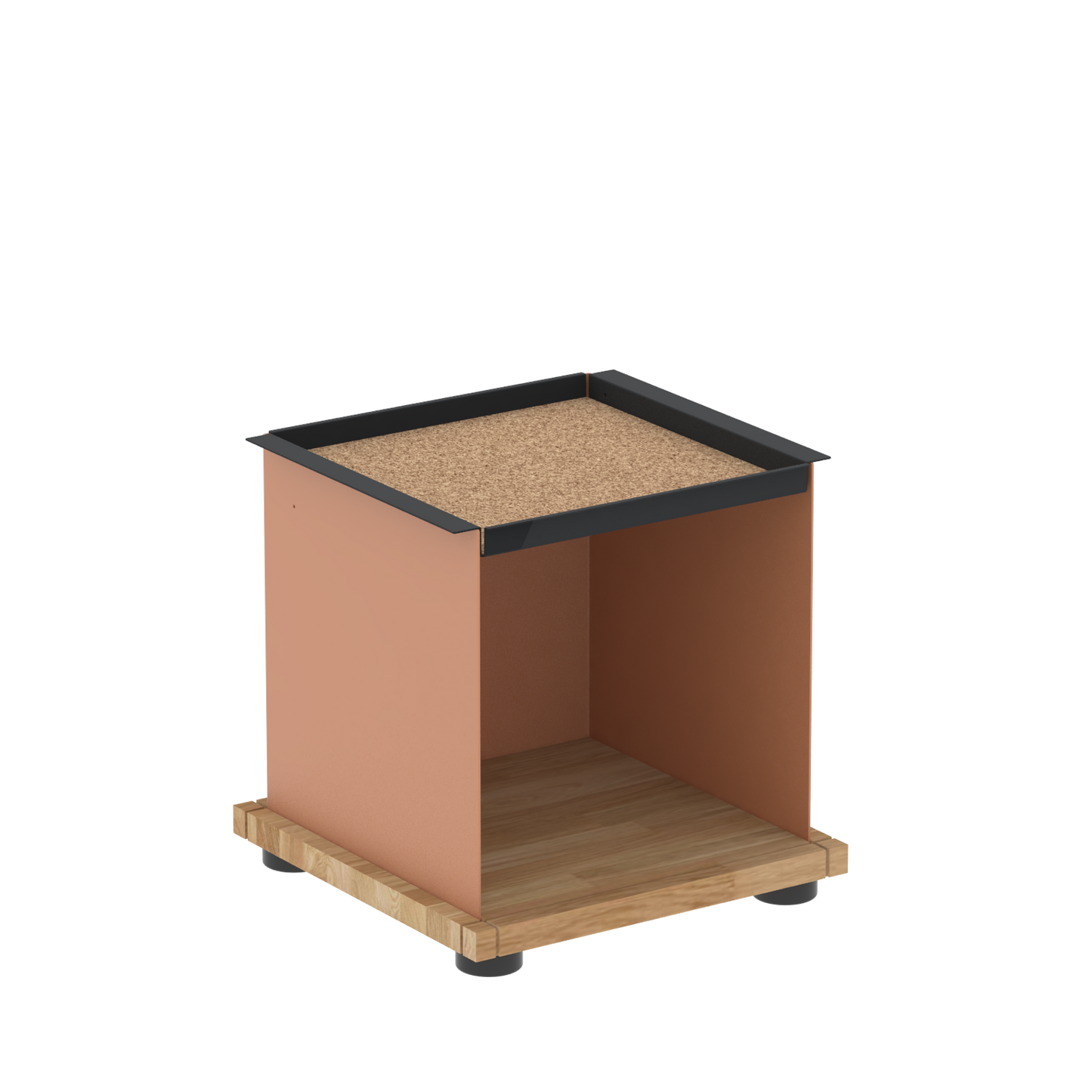 YU TRAY SHELF 1x1 – Ein Beistelltisch mit einem besonderen Kopf. Denn beim oberen Abschluss handelt es sich um das vielseitige Tablett YU TRAY. Auf diese Weise hat es einen eigenen Ort und steht auch für mobile Dienste bereit. Ob als Beistelltisch, Couchtisch oder Nachttisch, schafft YU TRAY SHELF 1x1 Raum und Ablagefläche überall, wo er benötigt wird.