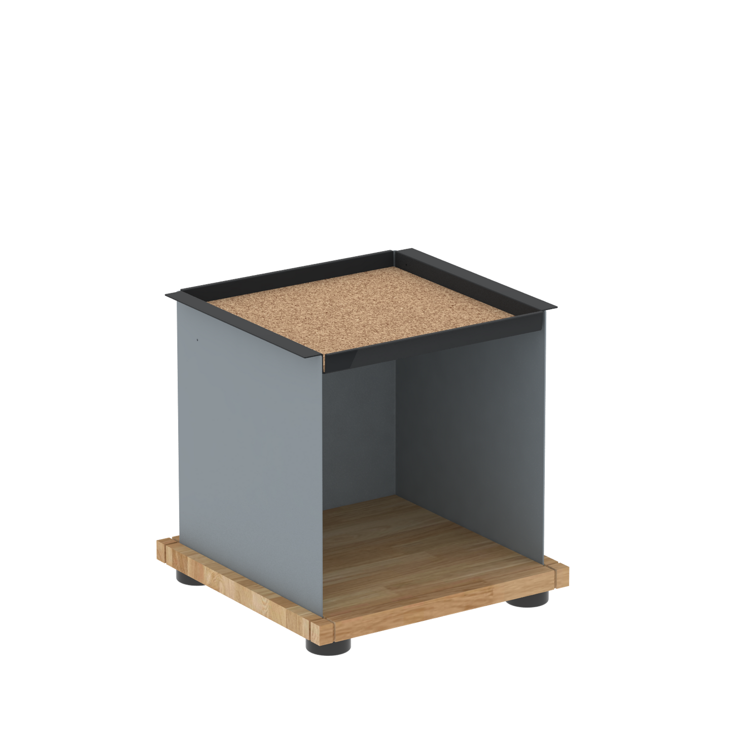 YU TRAY SHELF 1x1 – Ein Beistelltisch mit einem besonderen Kopf. Denn beim oberen Abschluss handelt es sich um das vielseitige Tablett YU TRAY. Auf diese Weise hat es einen eigenen Ort und steht auch für mobile Dienste bereit. Ob als Beistelltisch, Couchtisch oder Nachttisch, schafft YU TRAY SHELF 1x1 Raum und Ablagefläche überall, wo er benötigt wird.