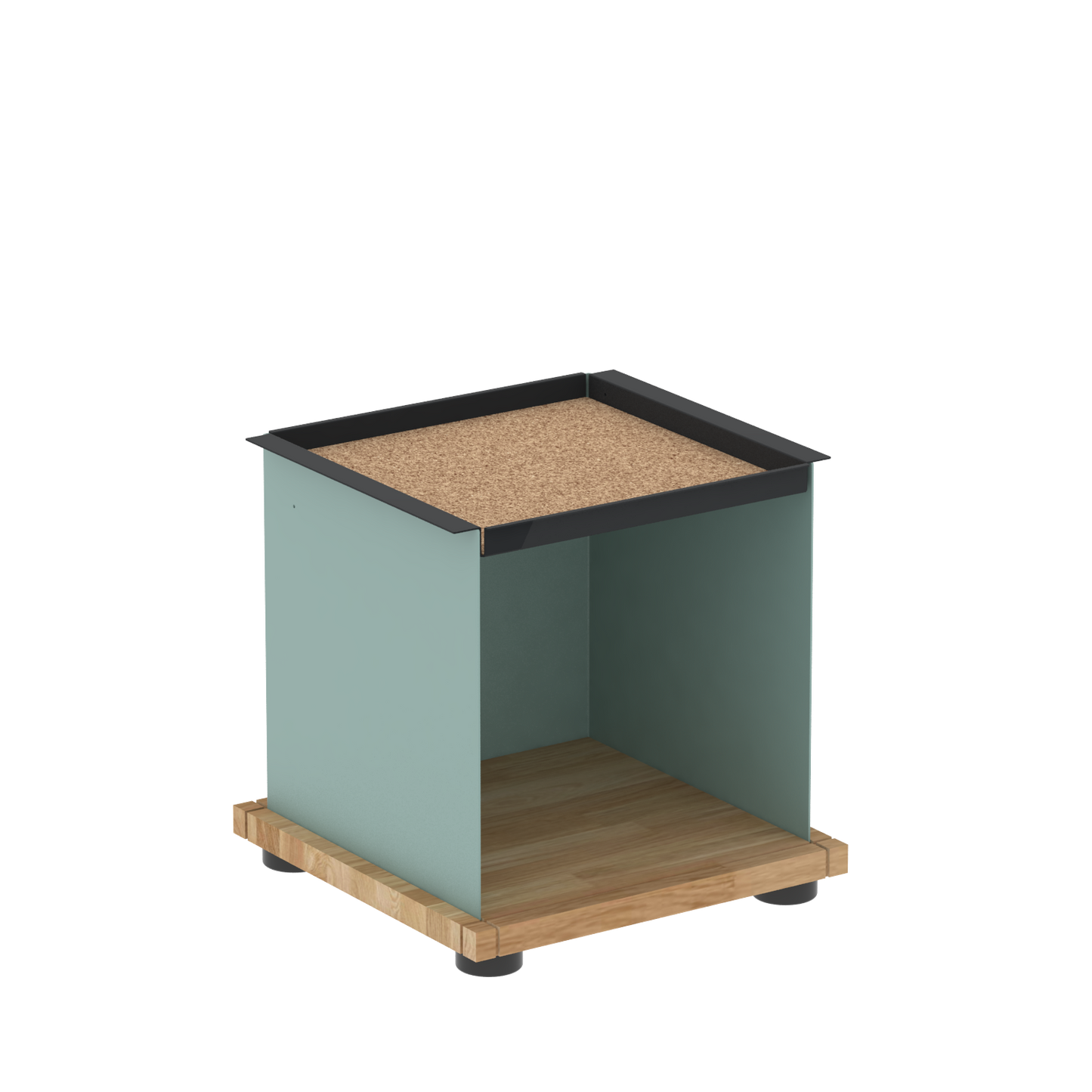YU TRAY SHELF 1x1 – Ein Beistelltisch mit einem besonderen Kopf. Denn beim oberen Abschluss handelt es sich um das vielseitige Tablett YU TRAY. Auf diese Weise hat es einen eigenen Ort und steht auch für mobile Dienste bereit. Ob als Beistelltisch, Couchtisch oder Nachttisch, schafft YU TRAY SHELF 1x1 Raum und Ablagefläche überall, wo er benötigt wird.