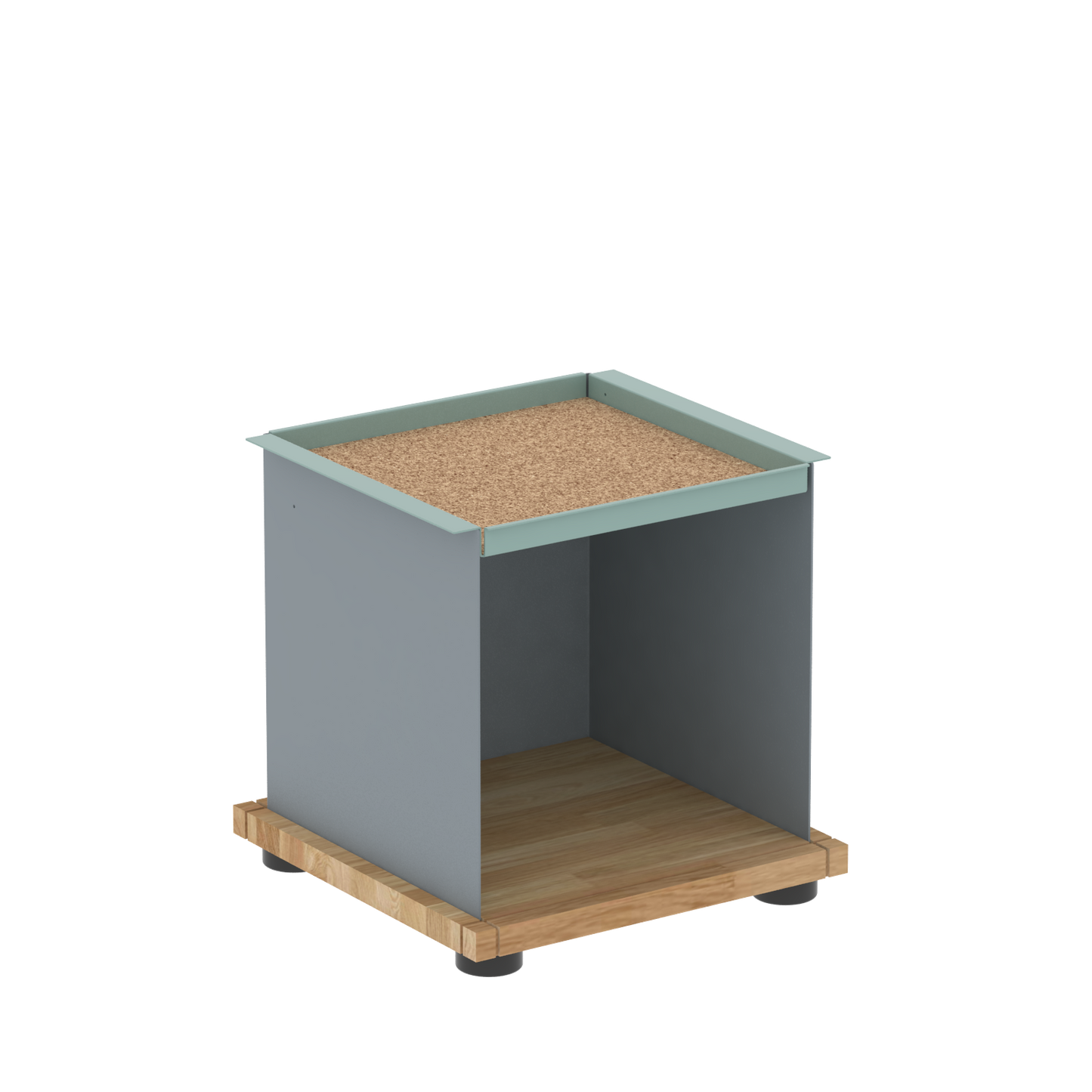 YU TRAY SHELF 1x1 – Ein Beistelltisch mit einem besonderen Kopf. Denn beim oberen Abschluss handelt es sich um das vielseitige Tablett YU TRAY. Auf diese Weise hat es einen eigenen Ort und steht auch für mobile Dienste bereit. Ob als Beistelltisch, Couchtisch oder Nachttisch, schafft YU TRAY SHELF 1x1 Raum und Ablagefläche überall, wo er benötigt wird.