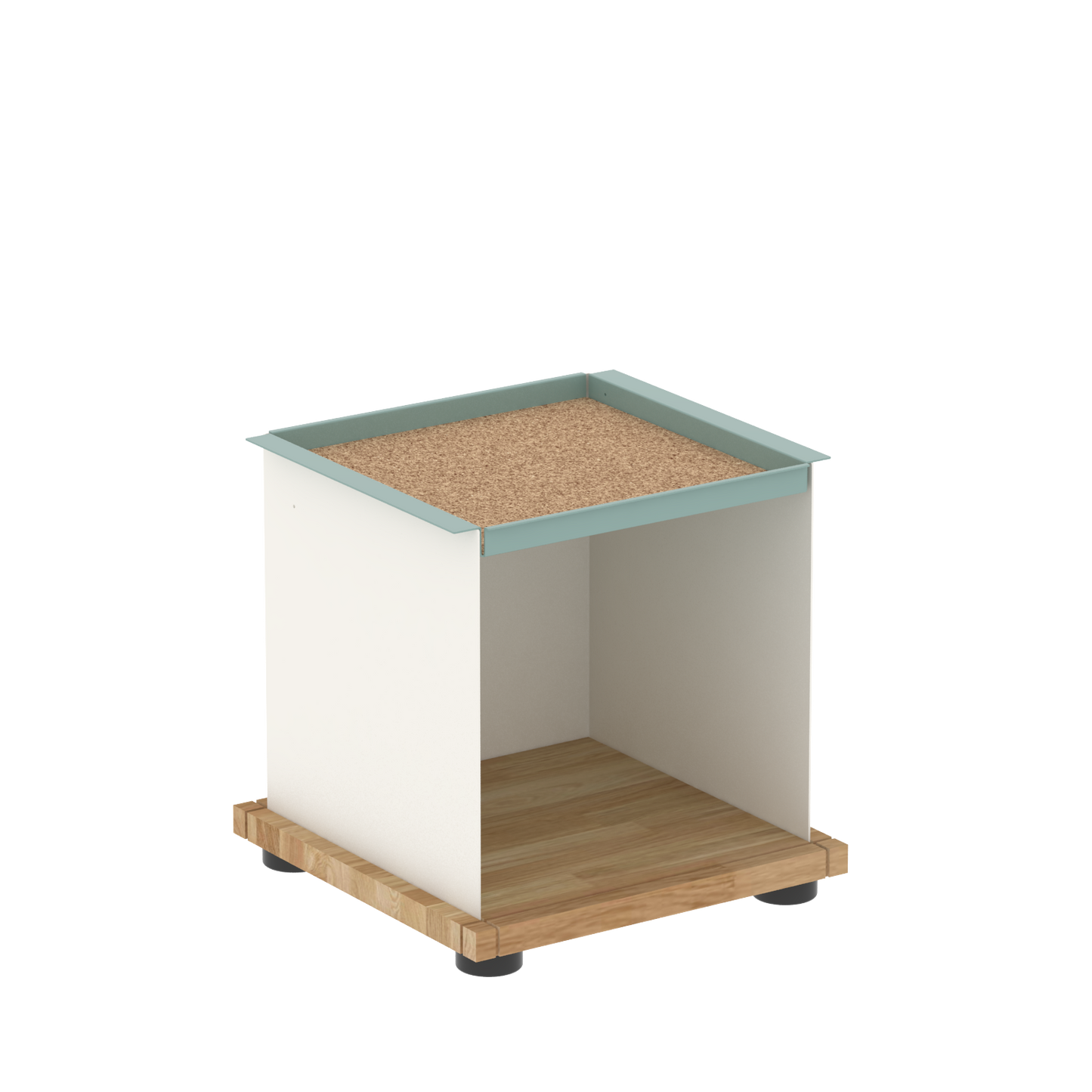 YU TRAY SHELF 1x1 – Ein Beistelltisch mit einem besonderen Kopf. Denn beim oberen Abschluss handelt es sich um das vielseitige Tablett YU TRAY. Auf diese Weise hat es einen eigenen Ort und steht auch für mobile Dienste bereit. Ob als Beistelltisch, Couchtisch oder Nachttisch, schafft YU TRAY SHELF 1x1 Raum und Ablagefläche überall, wo er benötigt wird.