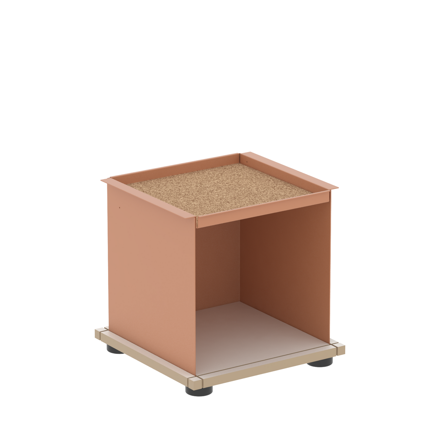 YU TRAY SHELF 1x1 – Ein Beistelltisch mit einem besonderen Kopf. Denn beim oberen Abschluss handelt es sich um das vielseitige Tablett YU TRAY. Auf diese Weise hat es einen eigenen Ort und steht auch für mobile Dienste bereit. Ob als Beistelltisch, Couchtisch oder Nachttisch, schafft YU TRAY SHELF 1x1 Raum und Ablagefläche überall, wo er benötigt wird.