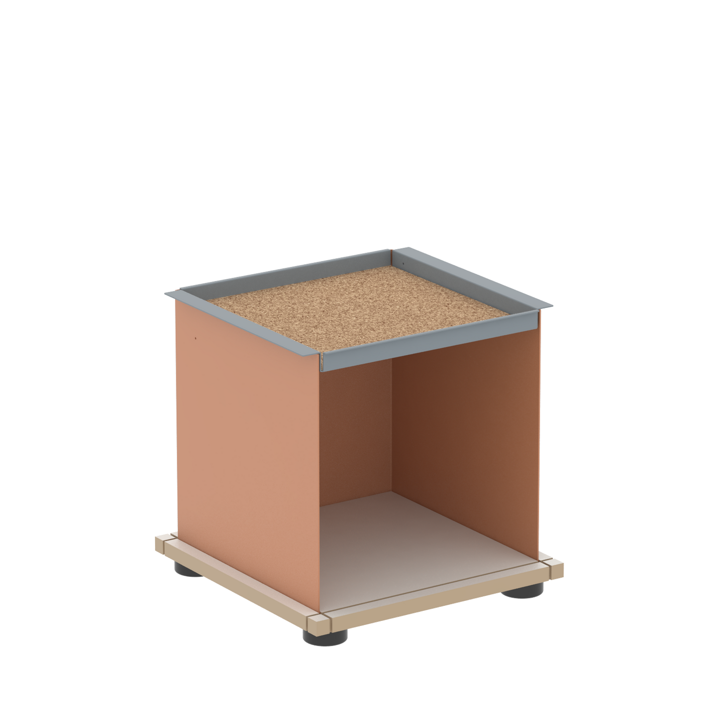 YU TRAY SHELF 1x1 – Ein Beistelltisch mit einem besonderen Kopf. Denn beim oberen Abschluss handelt es sich um das vielseitige Tablett YU TRAY. Auf diese Weise hat es einen eigenen Ort und steht auch für mobile Dienste bereit. Ob als Beistelltisch, Couchtisch oder Nachttisch, schafft YU TRAY SHELF 1x1 Raum und Ablagefläche überall, wo er benötigt wird.