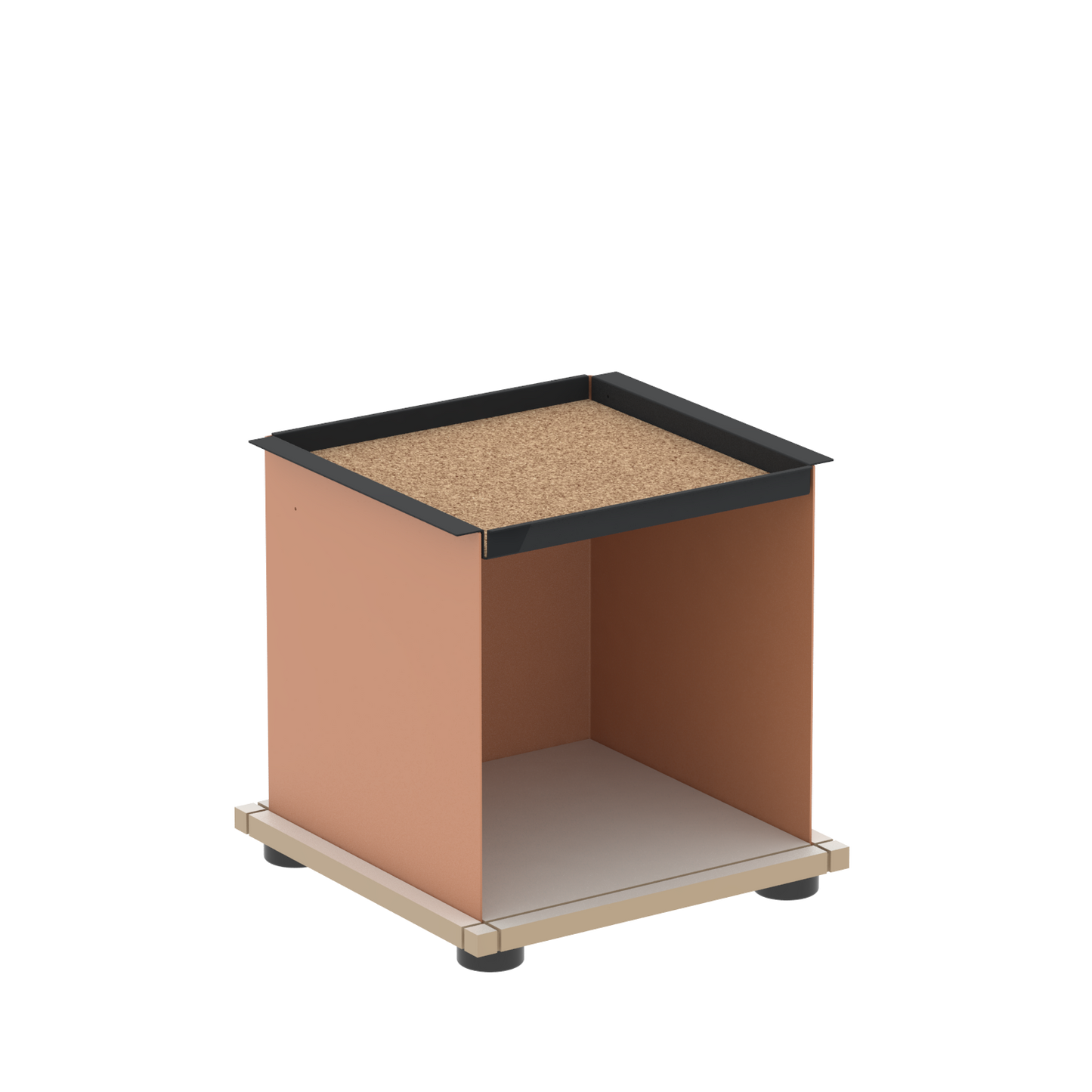 YU TRAY SHELF 1x1 – Ein Beistelltisch mit einem besonderen Kopf. Denn beim oberen Abschluss handelt es sich um das vielseitige Tablett YU TRAY. Auf diese Weise hat es einen eigenen Ort und steht auch für mobile Dienste bereit. Ob als Beistelltisch, Couchtisch oder Nachttisch, schafft YU TRAY SHELF 1x1 Raum und Ablagefläche überall, wo er benötigt wird.