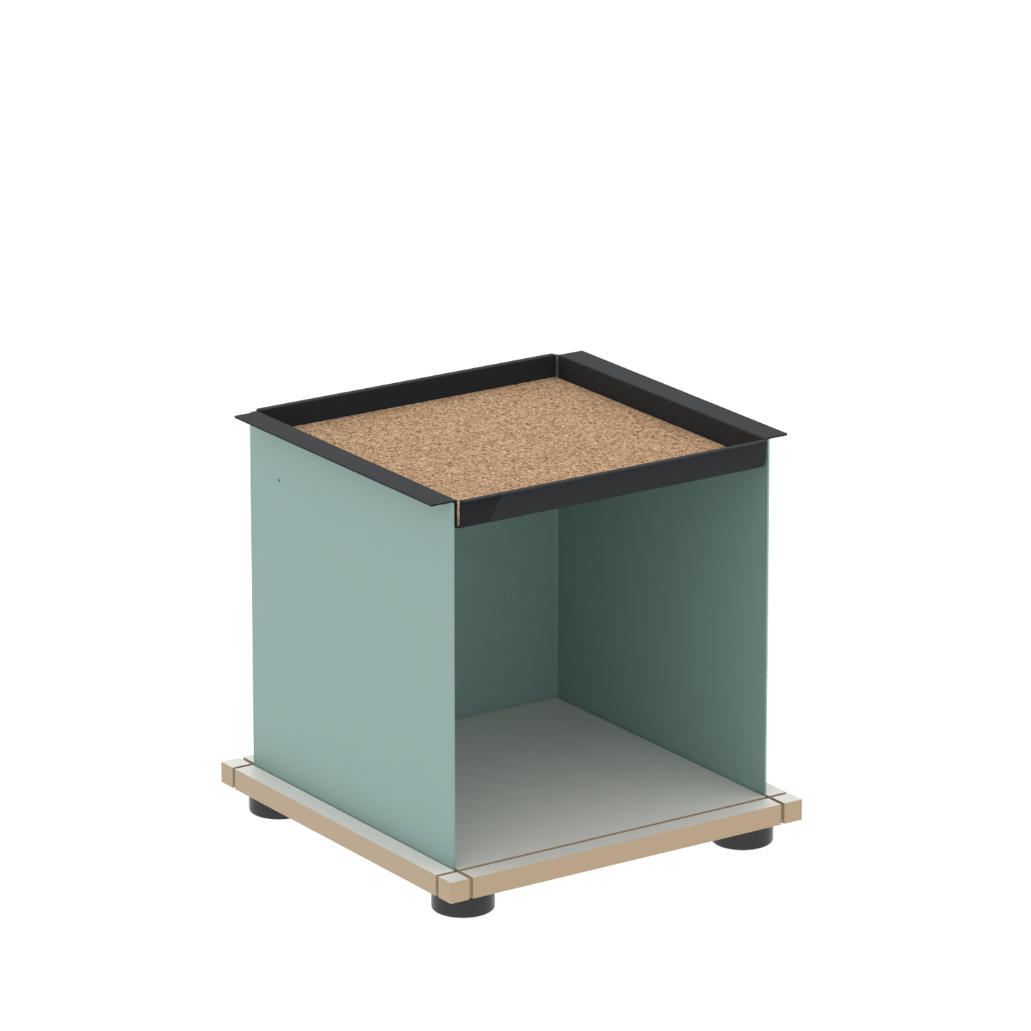 YU TRAY SHELF 1x1 – Ein Beistelltisch mit einem besonderen Kopf. Denn beim oberen Abschluss handelt es sich um das vielseitige Tablett YU TRAY. Auf diese Weise hat es einen eigenen Ort und steht auch für mobile Dienste bereit. Ob als Beistelltisch, Couchtisch oder Nachttisch, schafft YU TRAY SHELF 1x1 Raum und Ablagefläche überall, wo er benötigt wird.