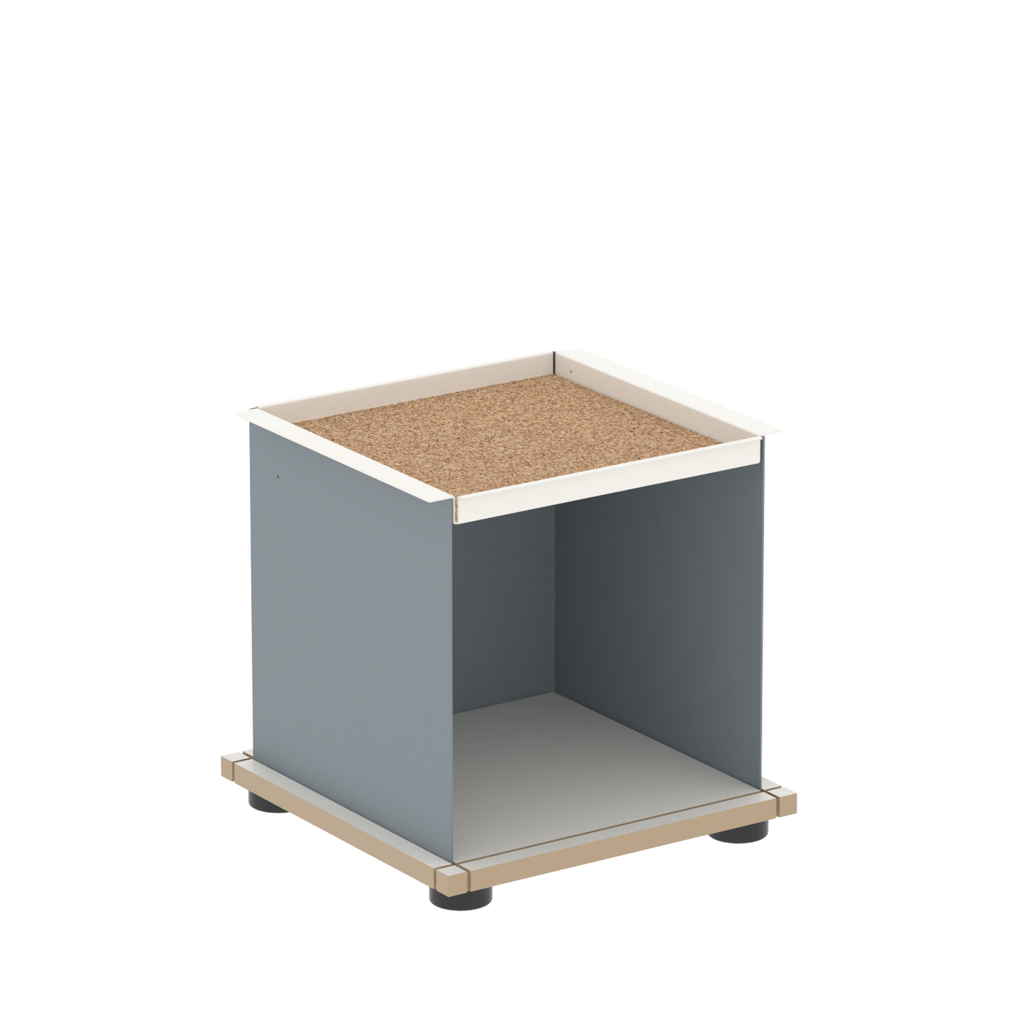 YU TRAY SHELF 1x1 – Ein Beistelltisch mit einem besonderen Kopf. Denn beim oberen Abschluss handelt es sich um das vielseitige Tablett YU TRAY. Auf diese Weise hat es einen eigenen Ort und steht auch für mobile Dienste bereit. Ob als Beistelltisch, Couchtisch oder Nachttisch, schafft YU TRAY SHELF 1x1 Raum und Ablagefläche überall, wo er benötigt wird.
