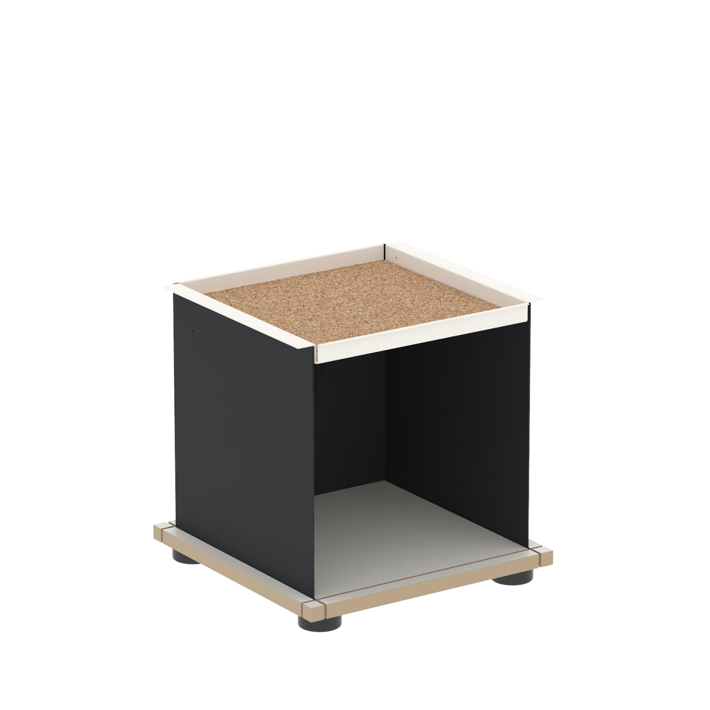 YU TRAY SHELF 1x1 – Ein Beistelltisch mit einem besonderen Kopf. Denn beim oberen Abschluss handelt es sich um das vielseitige Tablett YU TRAY. Auf diese Weise hat es einen eigenen Ort und steht auch für mobile Dienste bereit. Ob als Beistelltisch, Couchtisch oder Nachttisch, schafft YU TRAY SHELF 1x1 Raum und Ablagefläche überall, wo er benötigt wird.