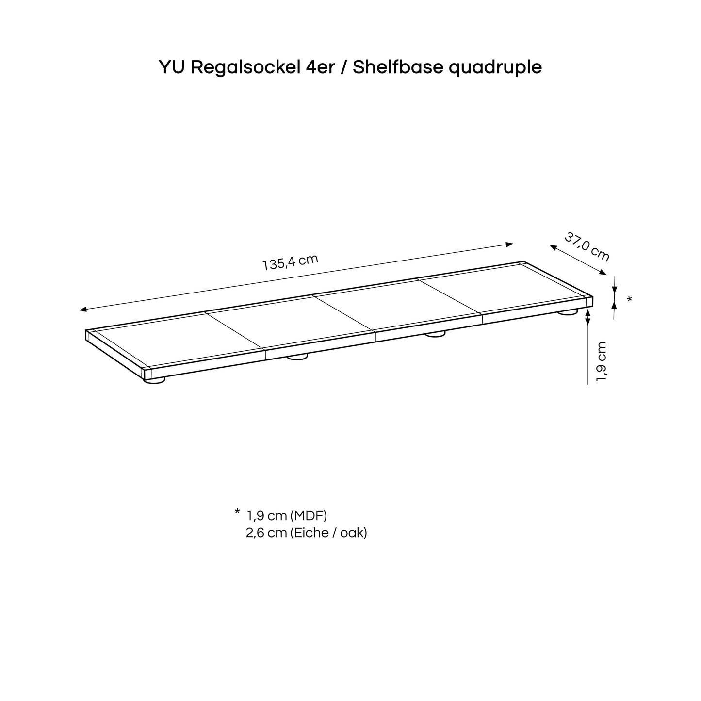YU shelfbase / 1 series / 3 series / 5 series