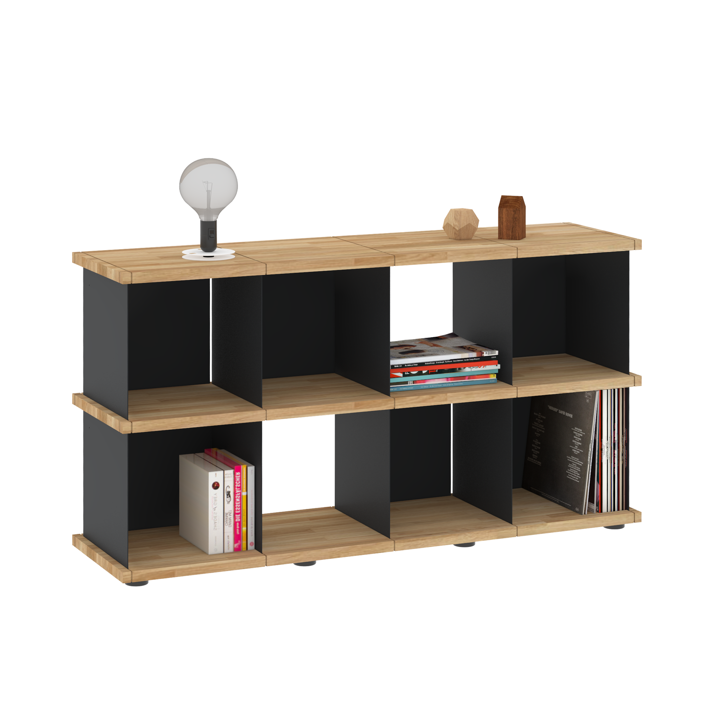 YU SHELF 4er / Eiche geölt