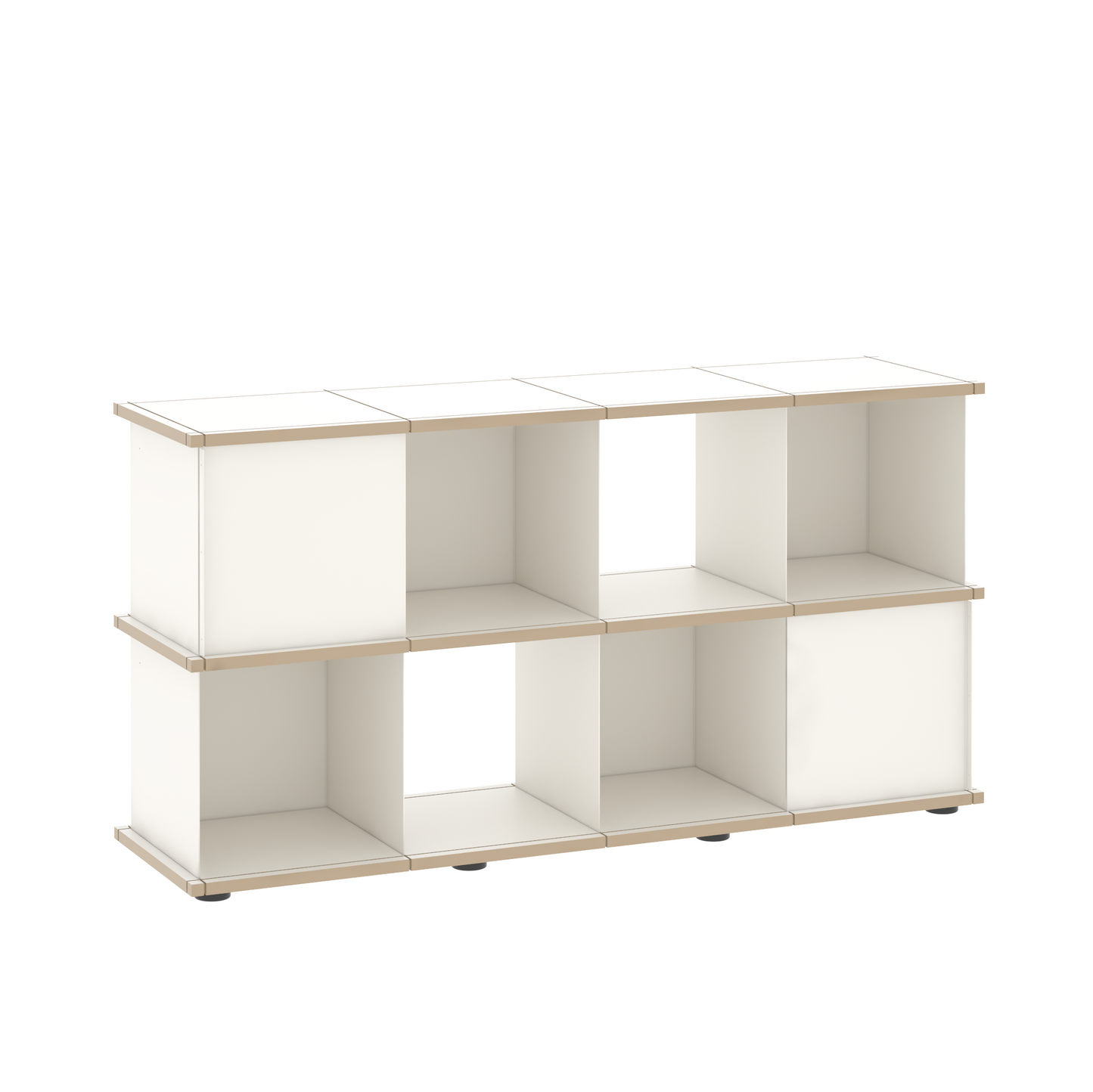 YU SHELF 4er / MDF weiß