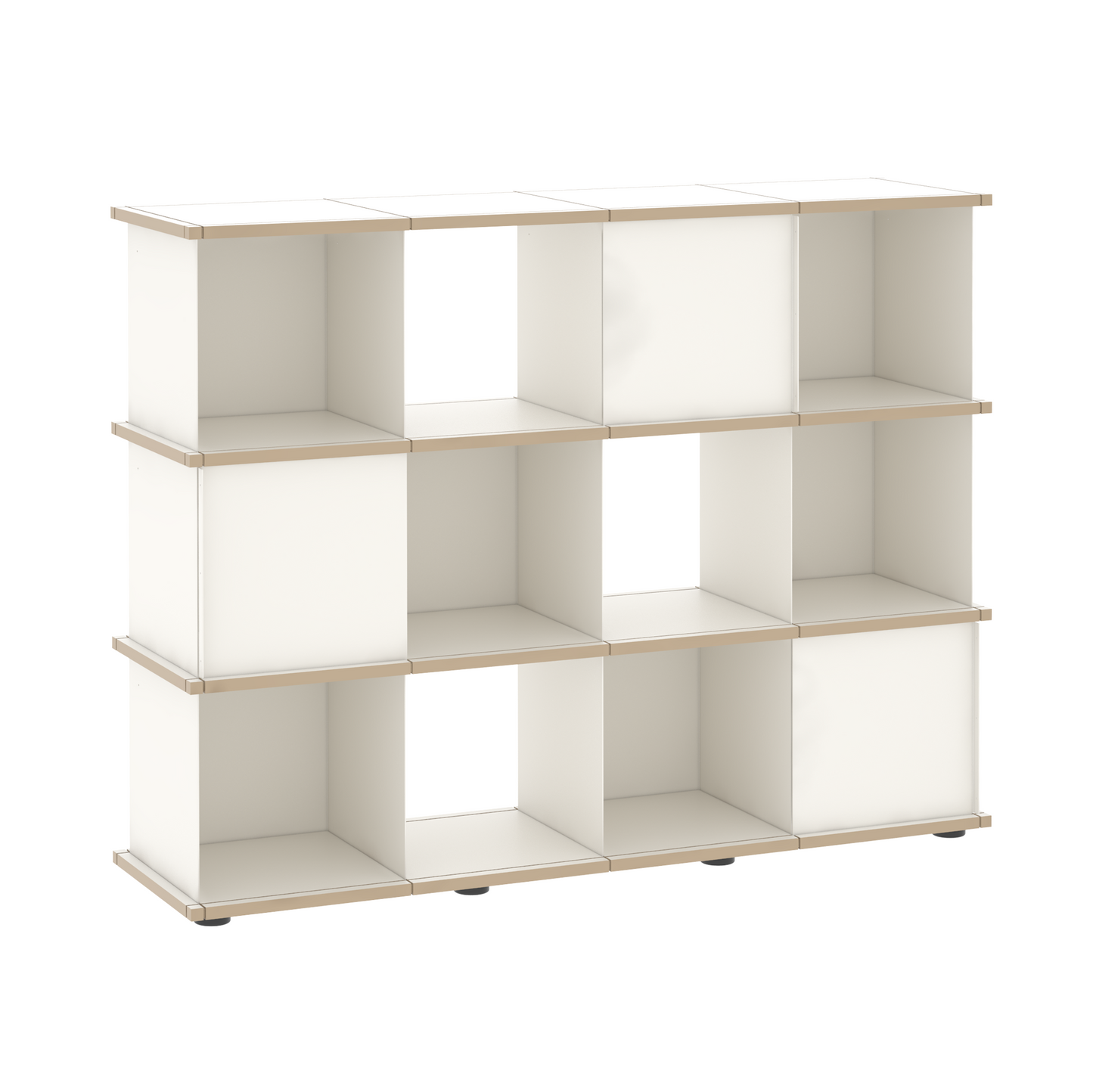 YU SHELF 4er / MDF weiß