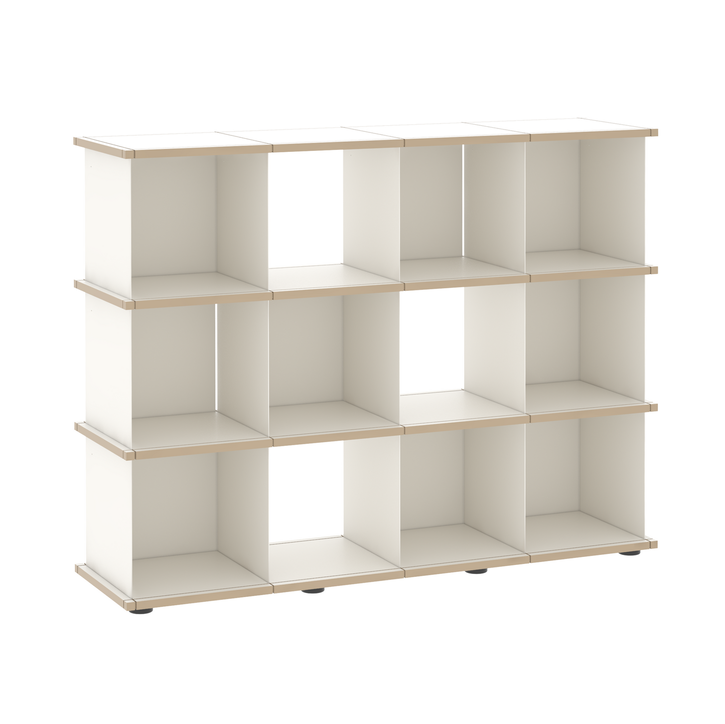 YU SHELF 4er / MDF weiß