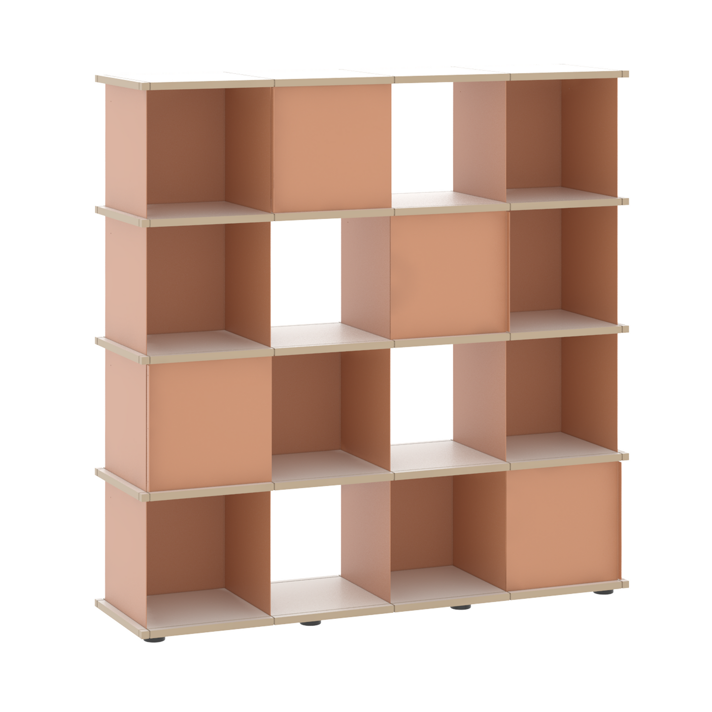 YU SHELF 4er / MDF weiß