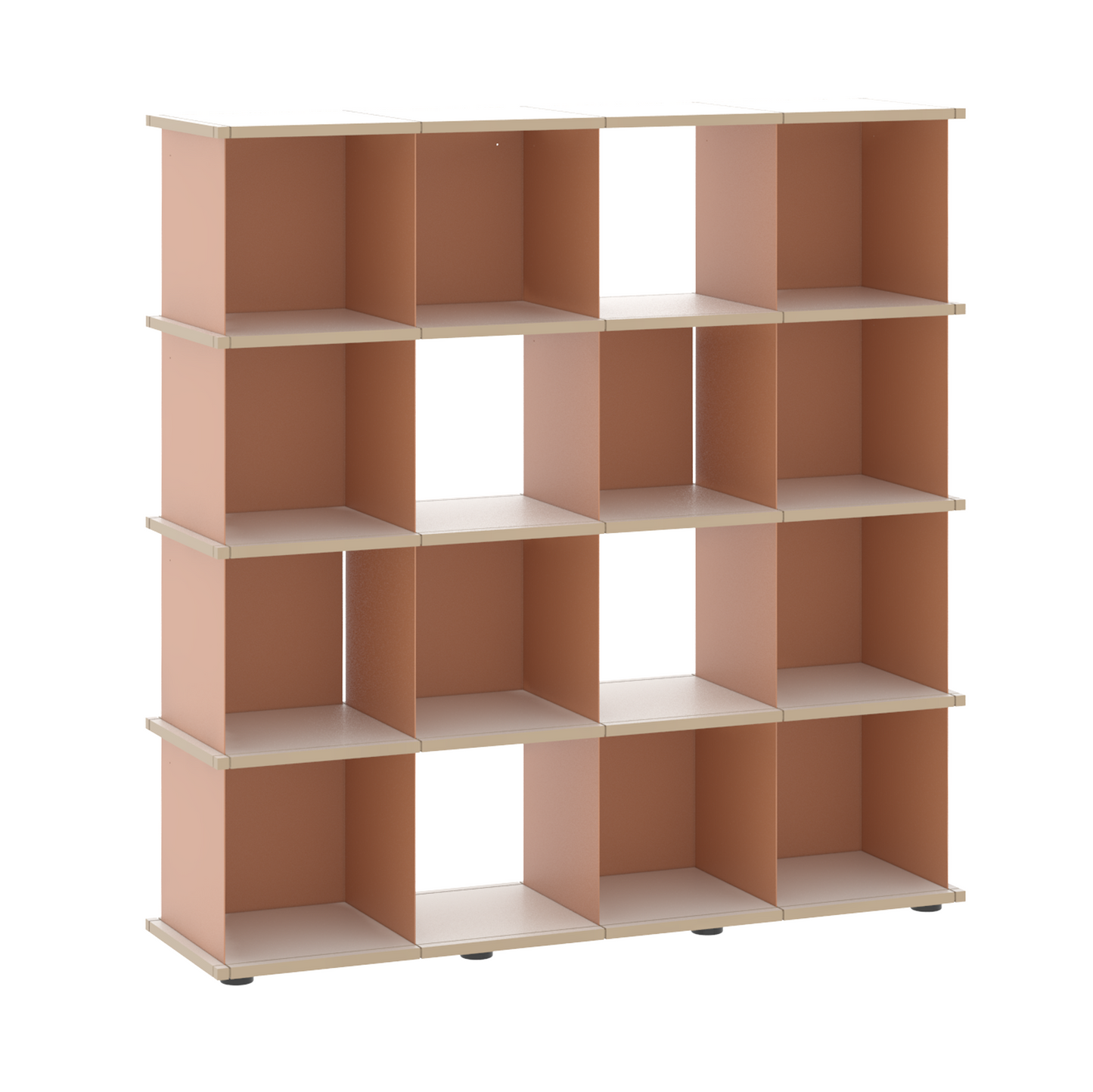 YU SHELF 4er / MDF weiß