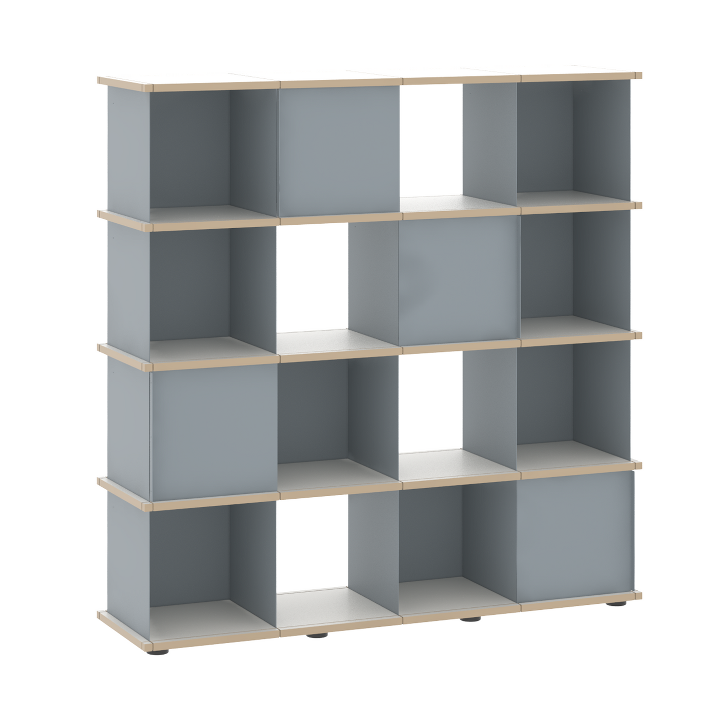 YU SHELF 4er / MDF weiß