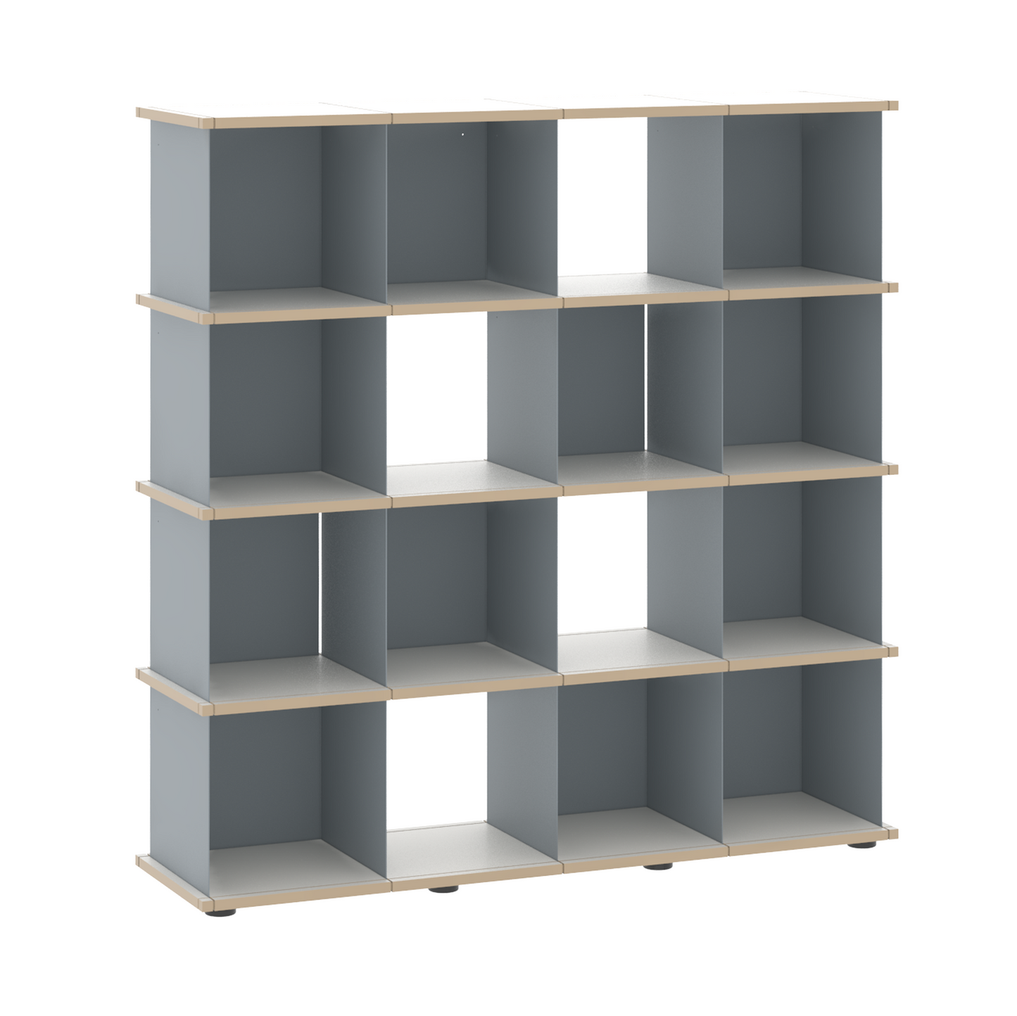 YU SHELF 4er / MDF weiß