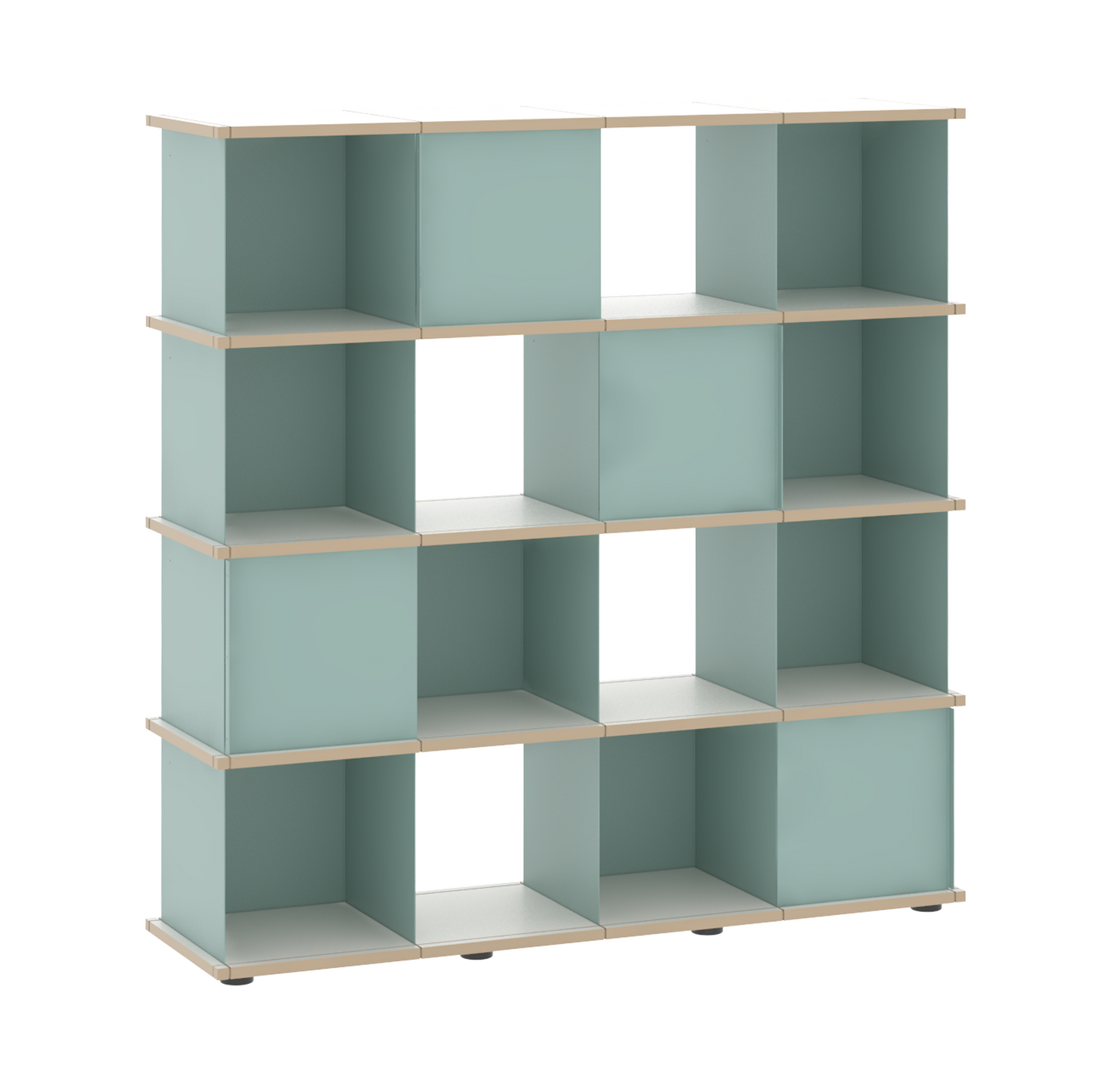 YU SHELF 4er / MDF weiß