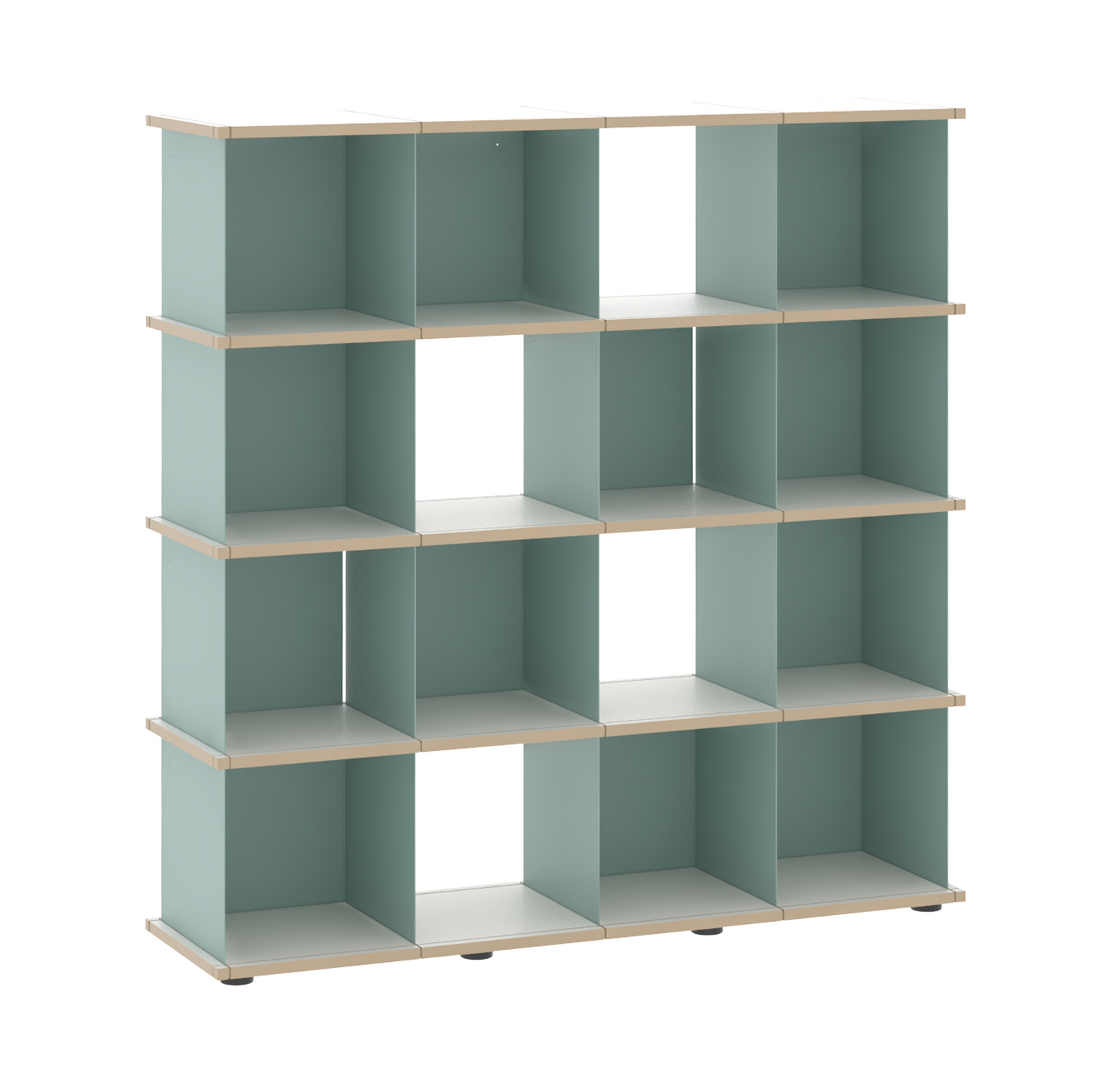 YU SHELF 4er / MDF weiß