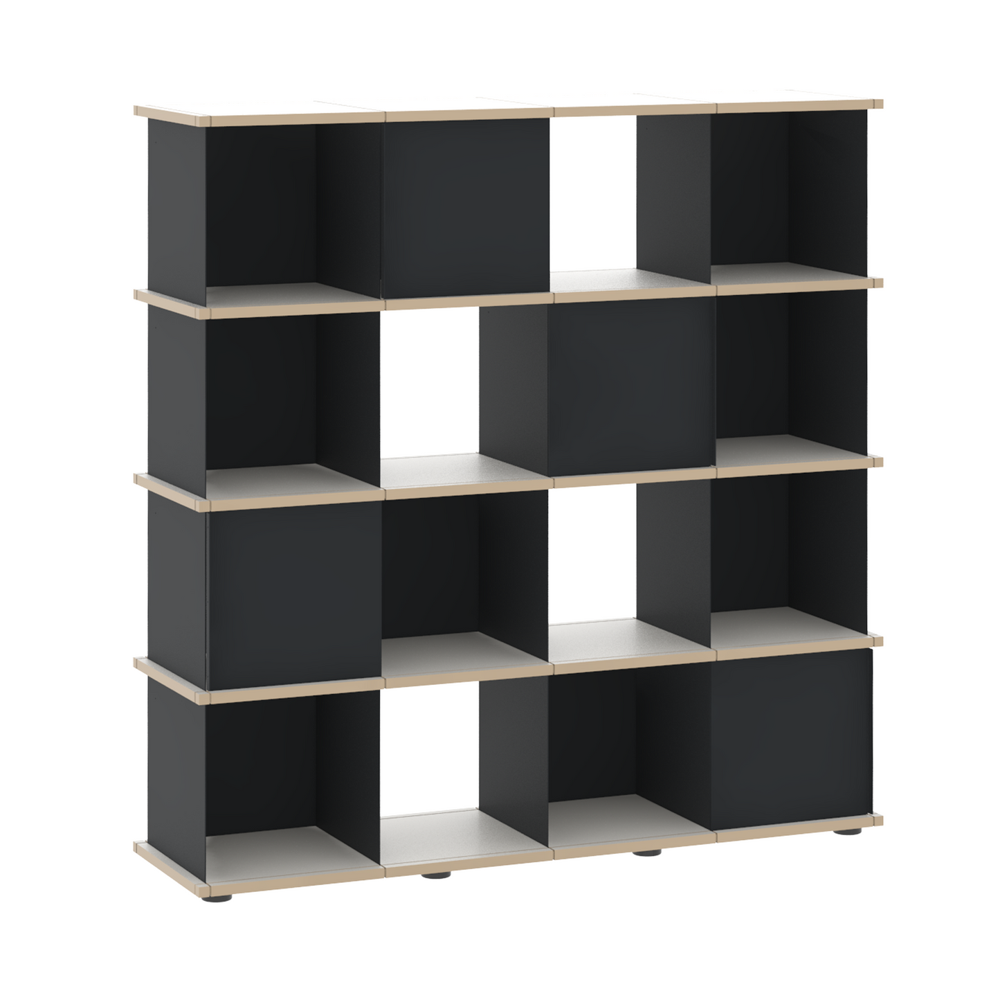 YU SHELF 4er / MDF weiß