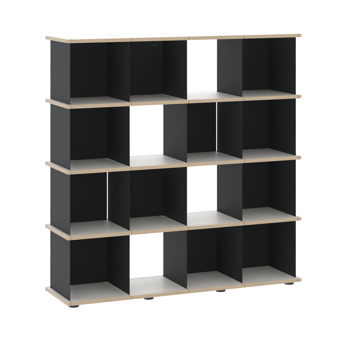 YU SHELF 4er / MDF weiß