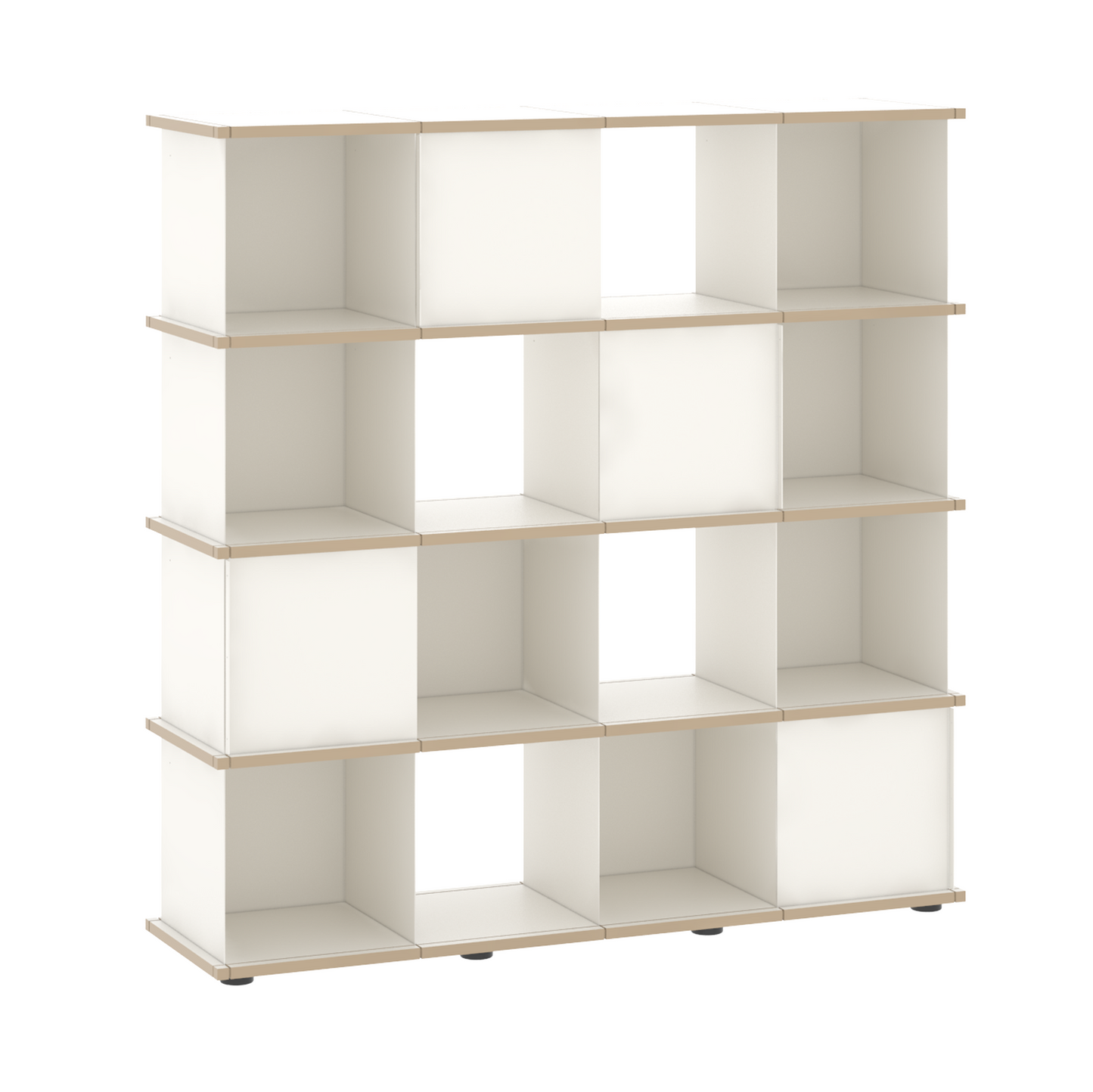 YU SHELF 4er / MDF weiß