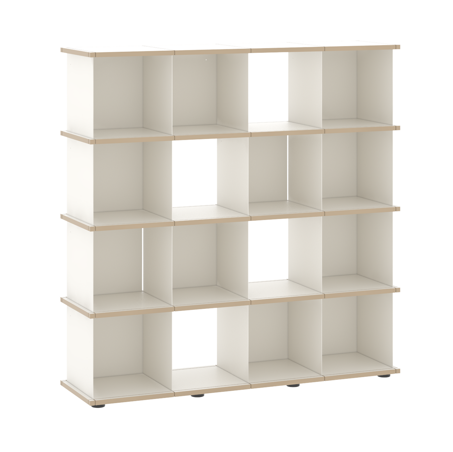 YU SHELF 4er / MDF weiß