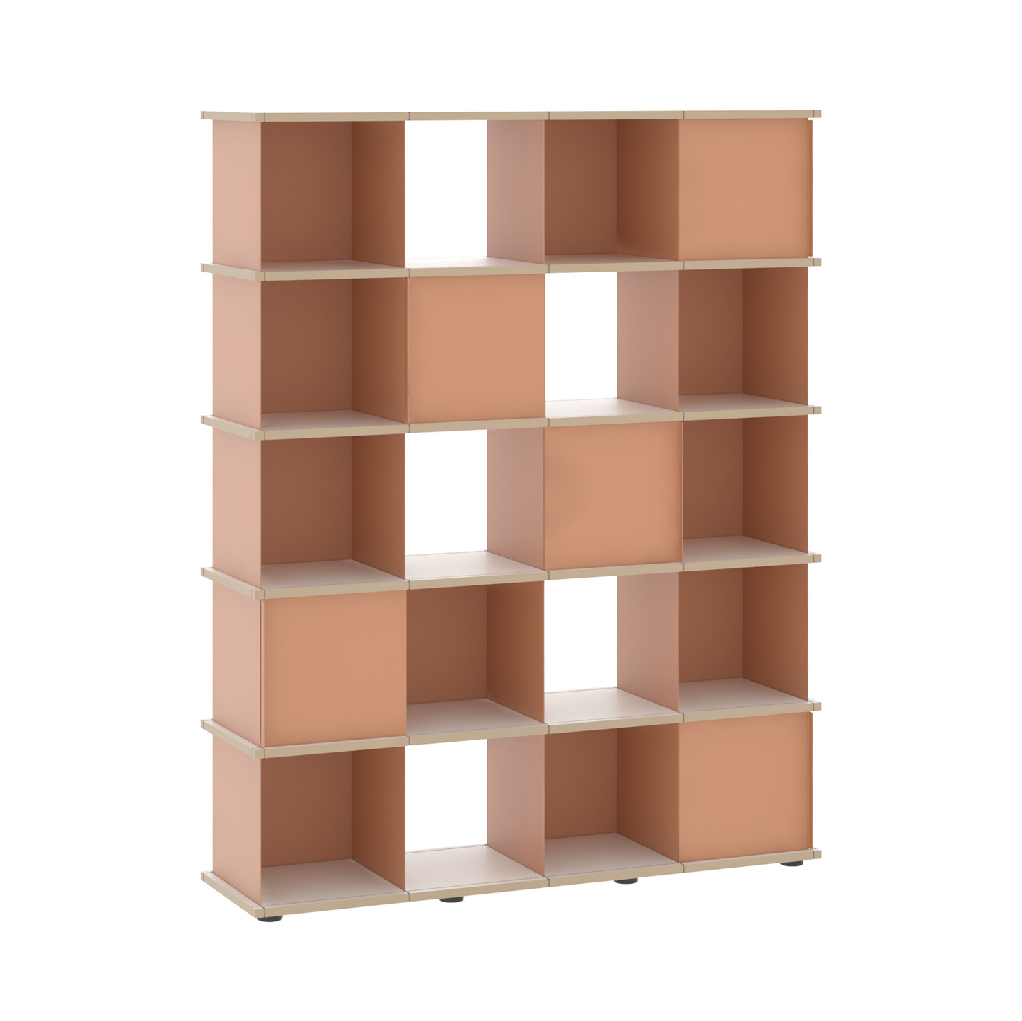 YU SHELF 4er / MDF weiß