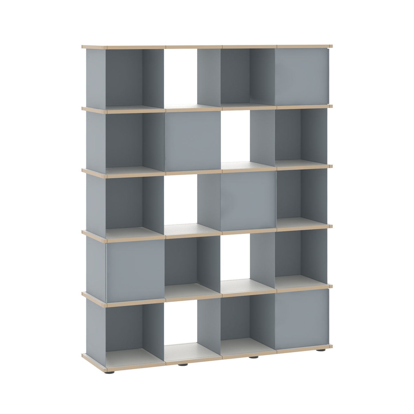 YU SHELF 4er / MDF weiß