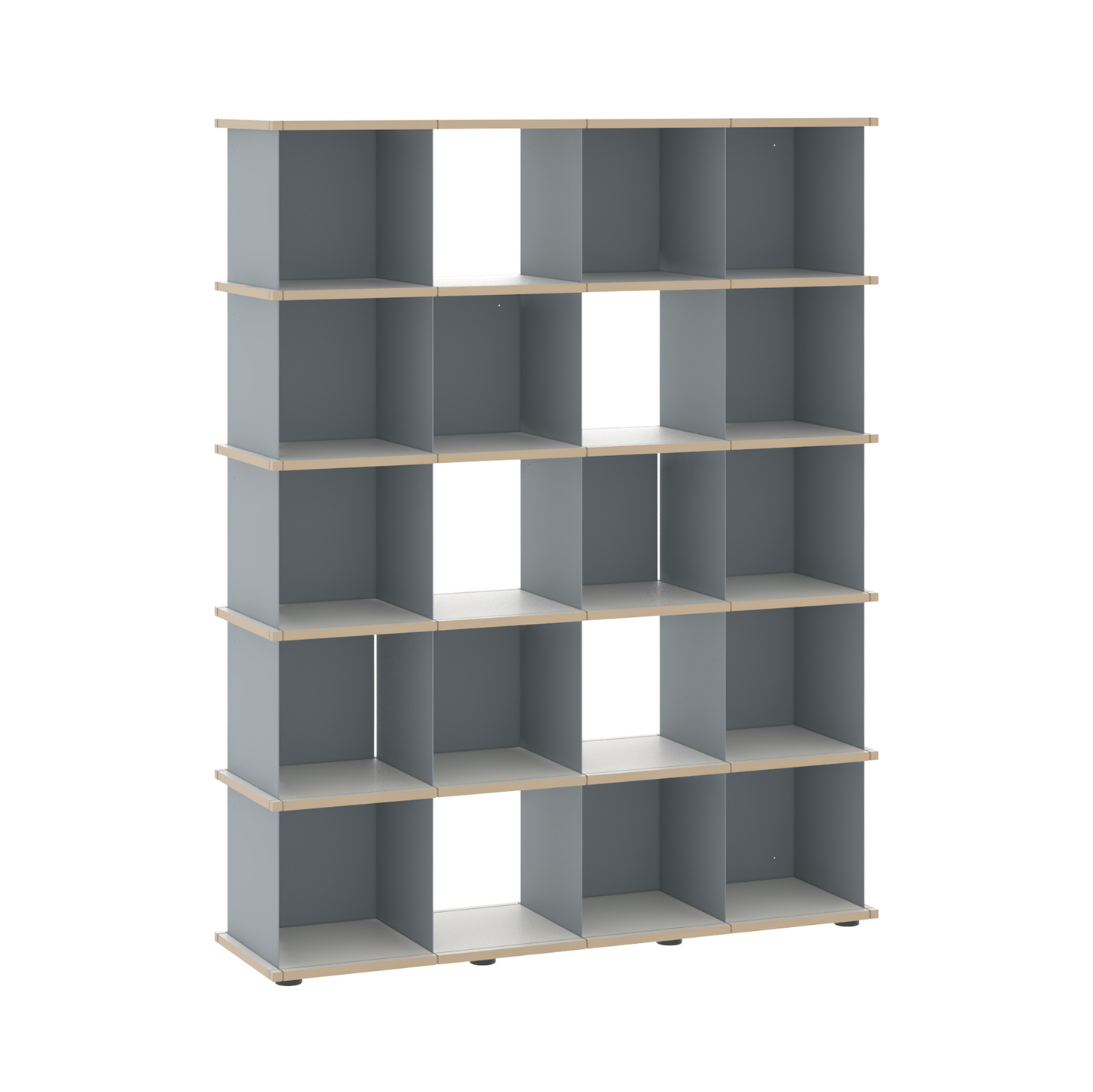 YU SHELF 4er / MDF weiß