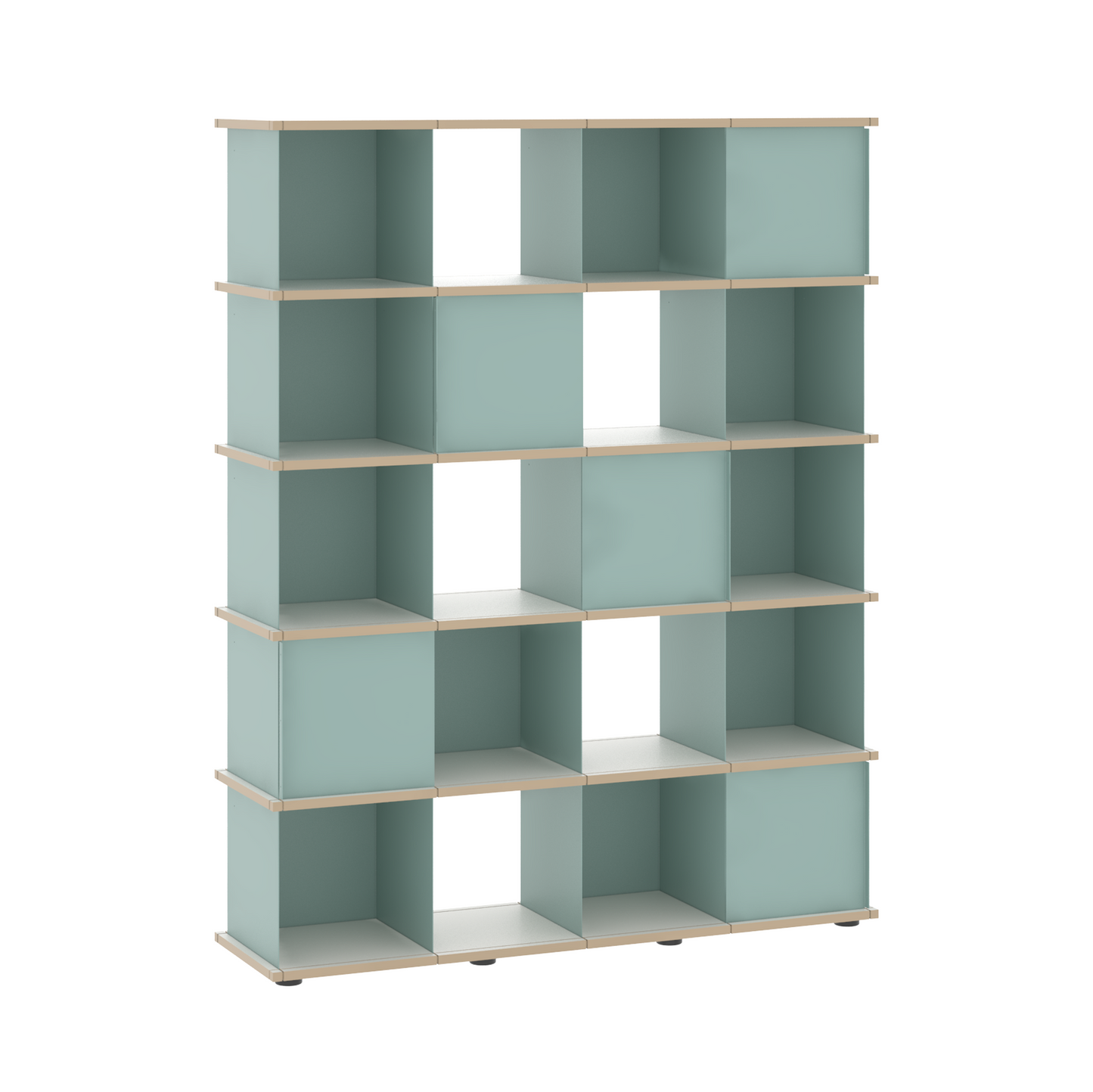 YU SHELF 4er / MDF weiß