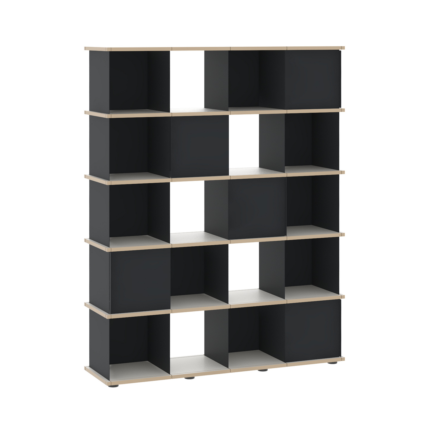 YU SHELF 4er / MDF weiß