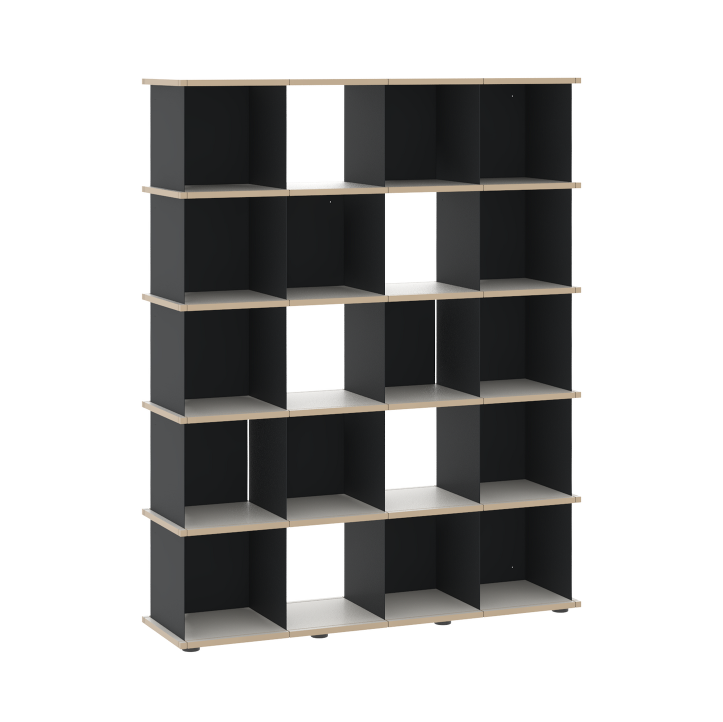 YU SHELF 4er / MDF weiß