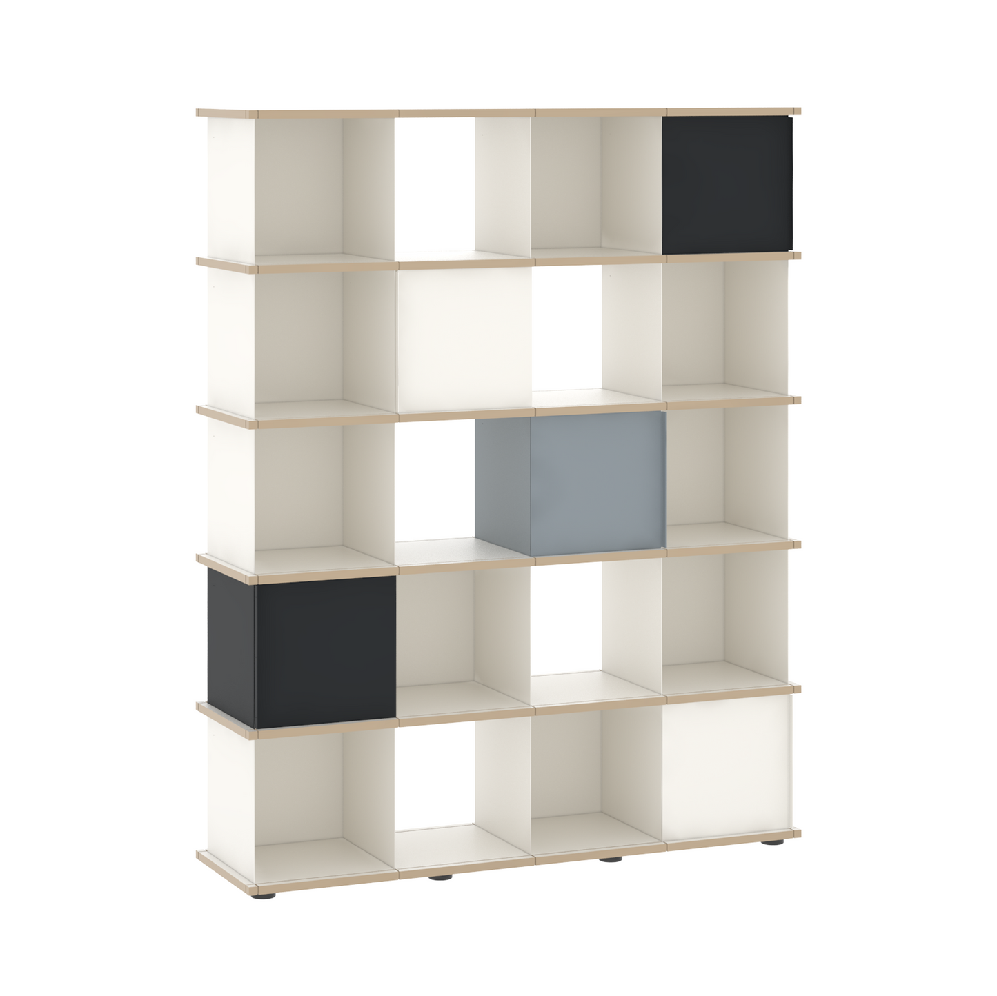 YU SHELF 4er / MDF weiß