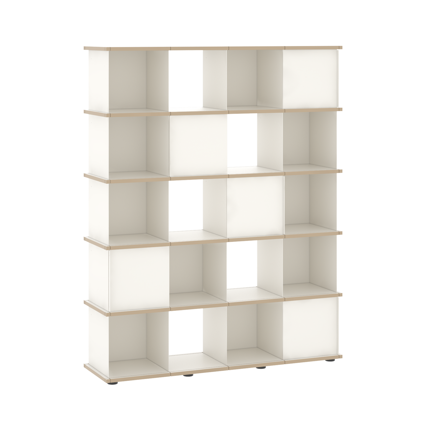 YU SHELF 4er / MDF weiß