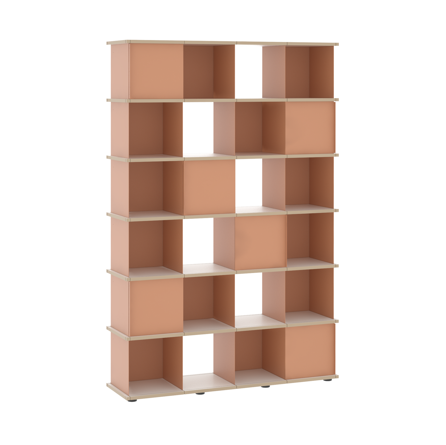 YU SHELF 4er / MDF weiß