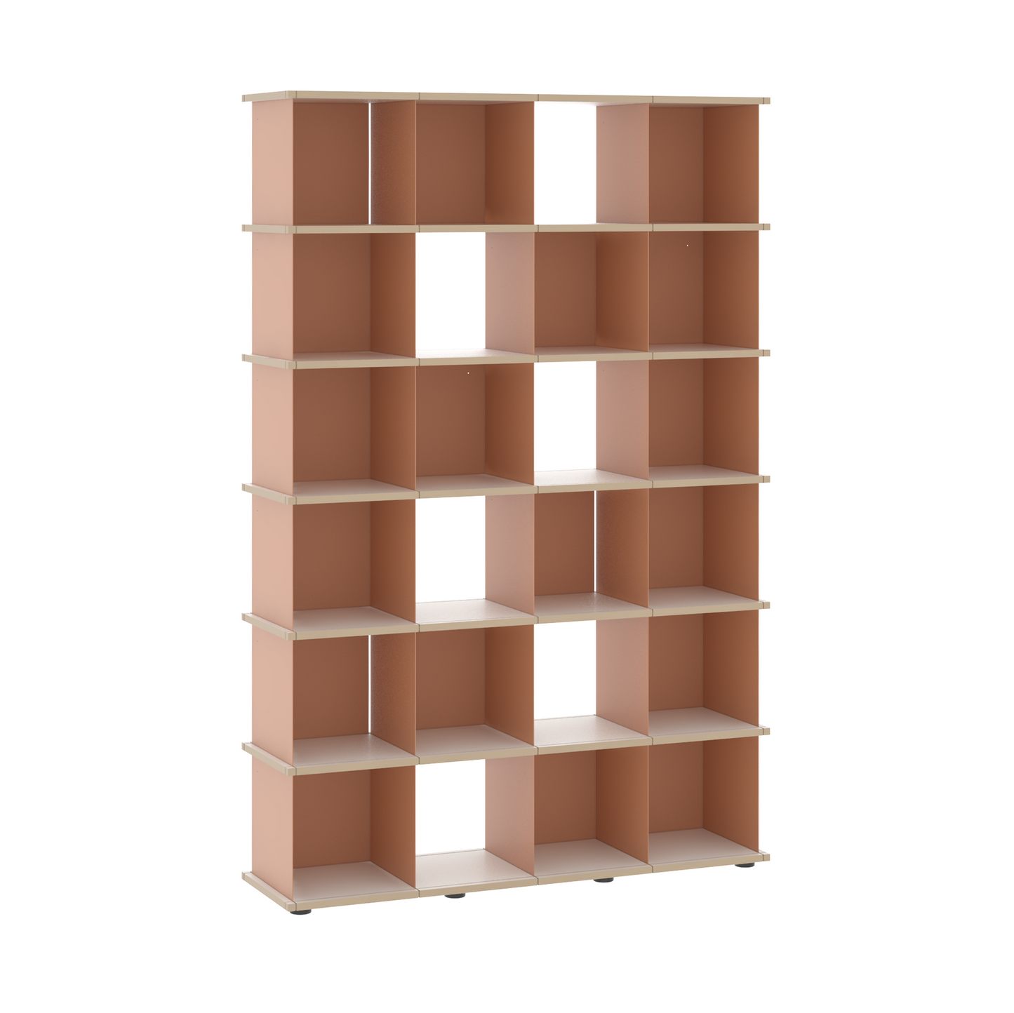 YU SHELF 4er / MDF weiß