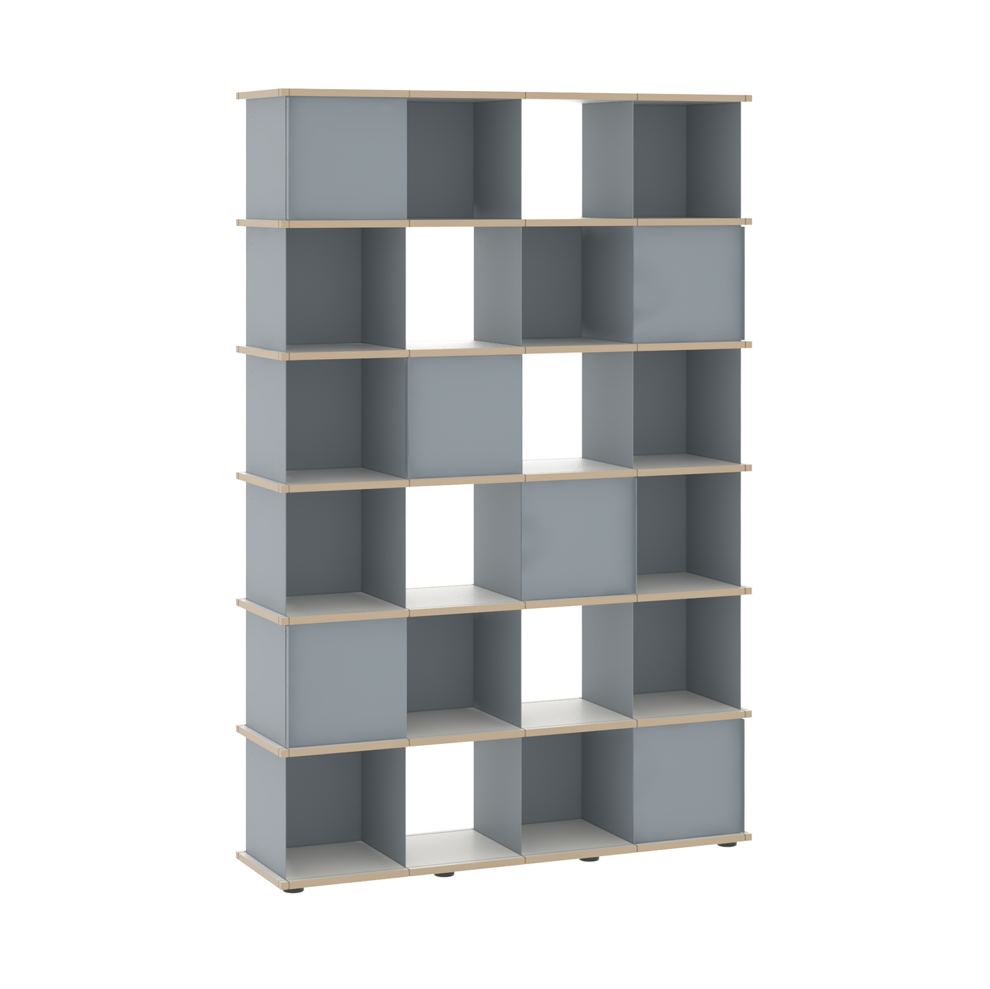 YU SHELF 4er / MDF weiß