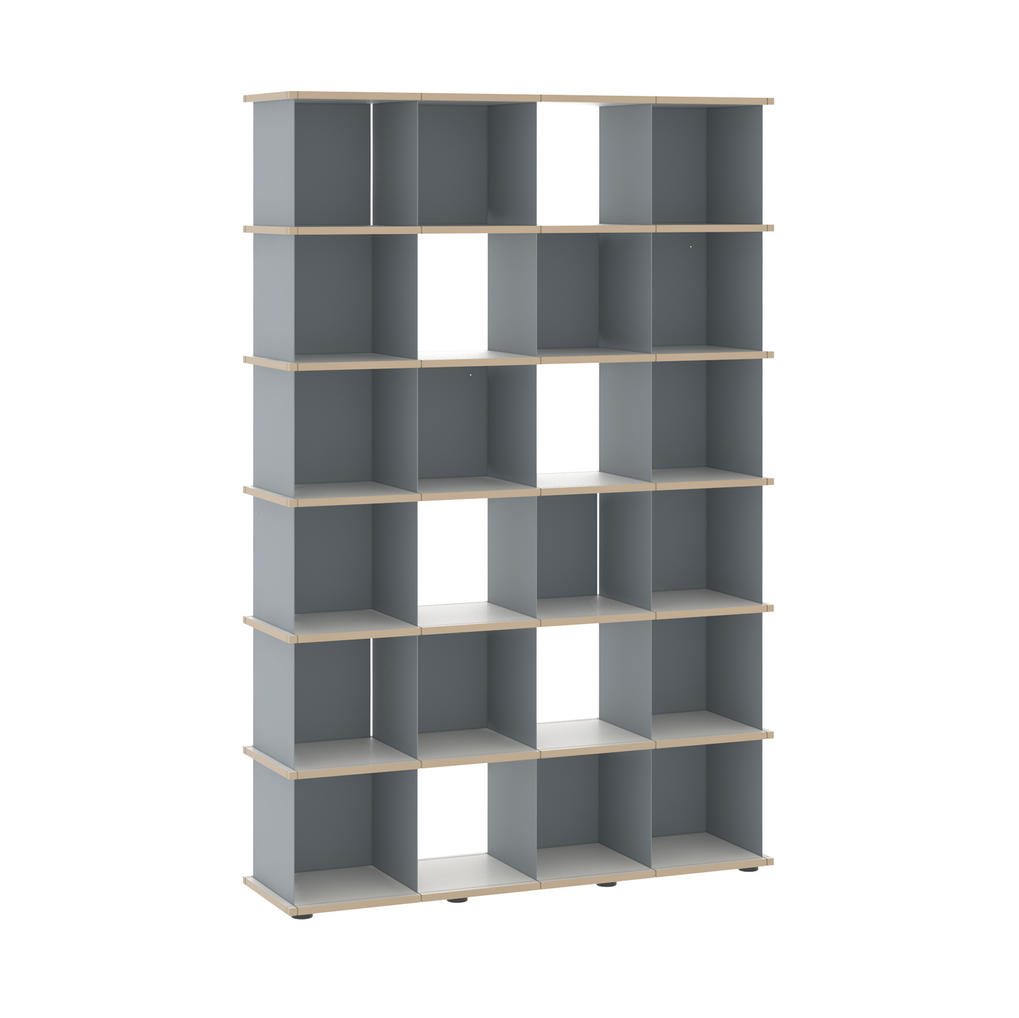 YU SHELF 4er / MDF weiß