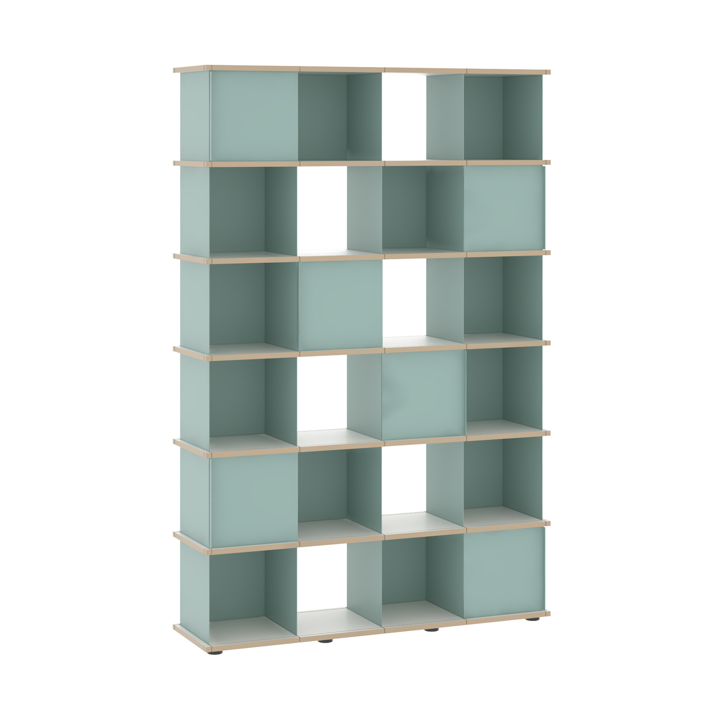 YU SHELF 4er / MDF weiß