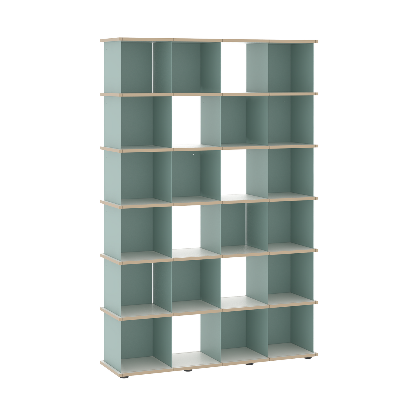 YU SHELF 4er / MDF weiß