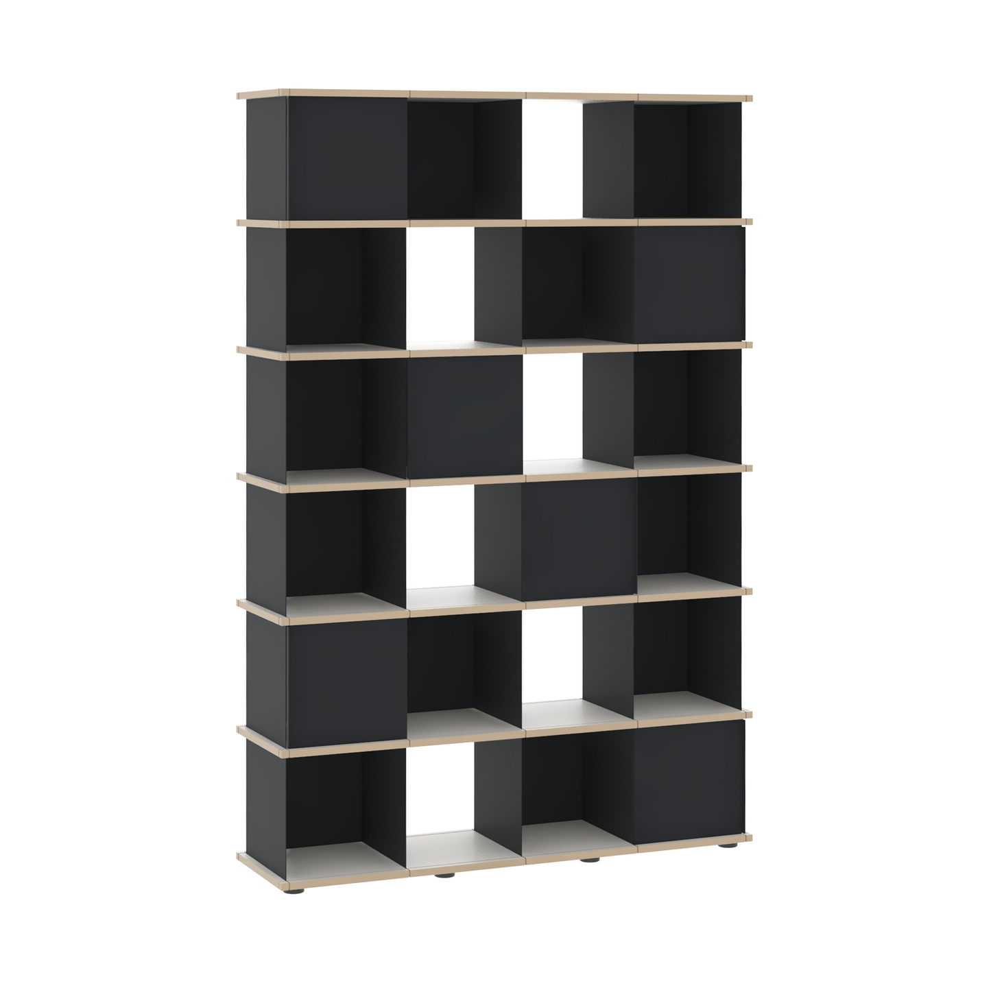 YU SHELF 4er / MDF weiß